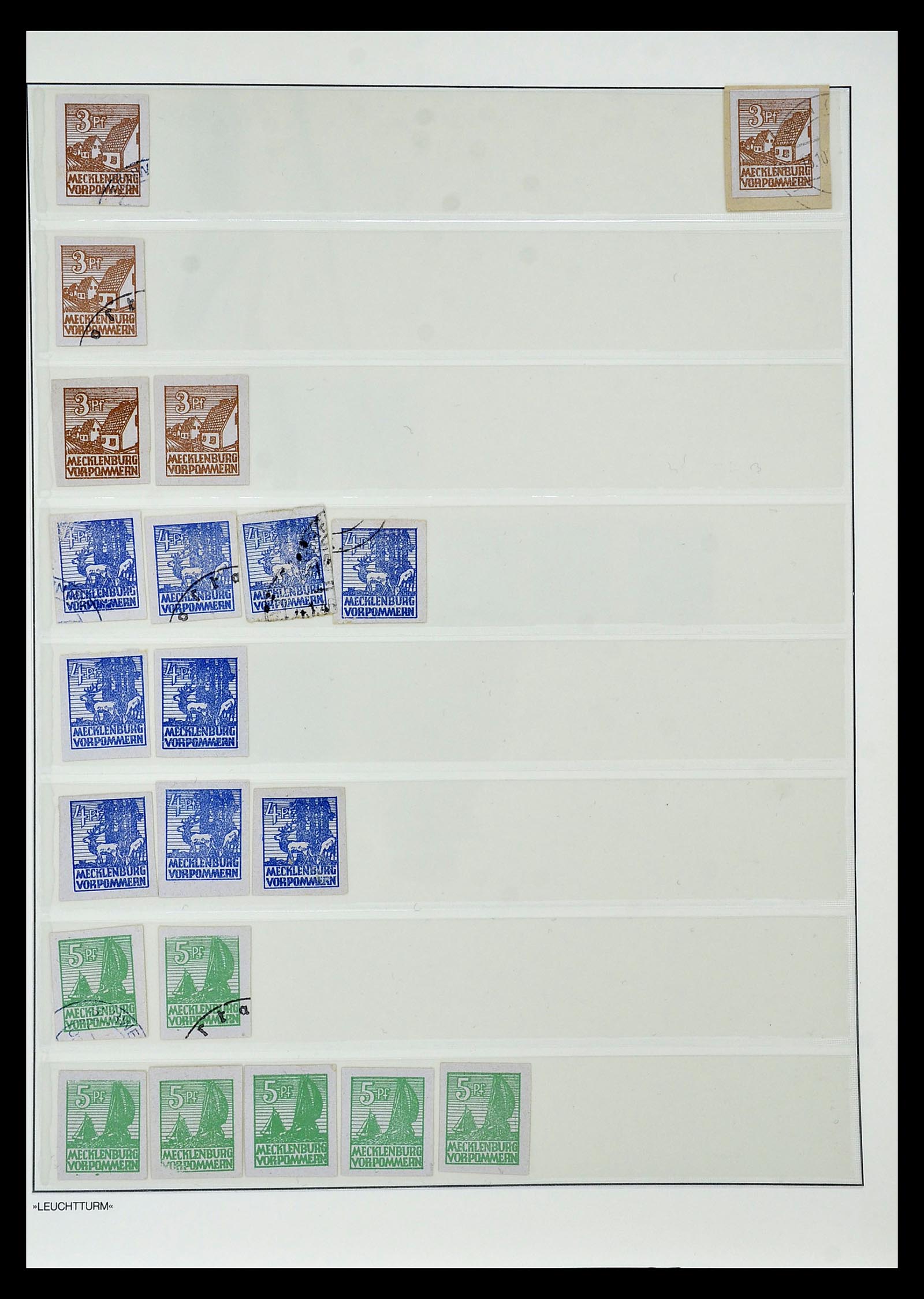 34805 054 - Stamp Collection 34805 Soviet Zone 1945-1949.