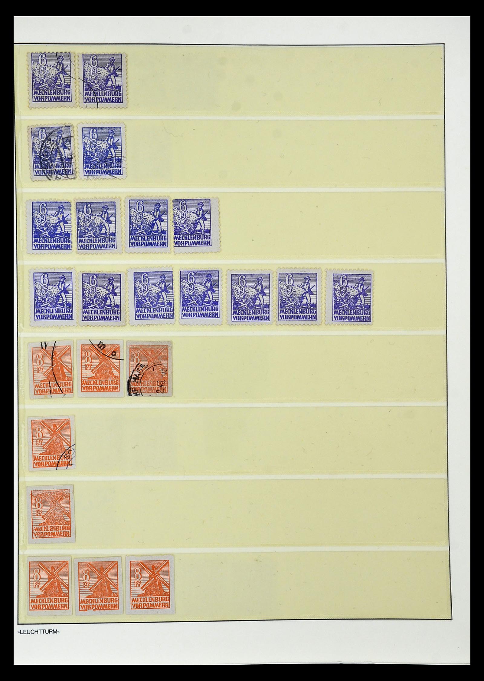 34805 055 - Stamp Collection 34805 Soviet Zone 1945-1949.