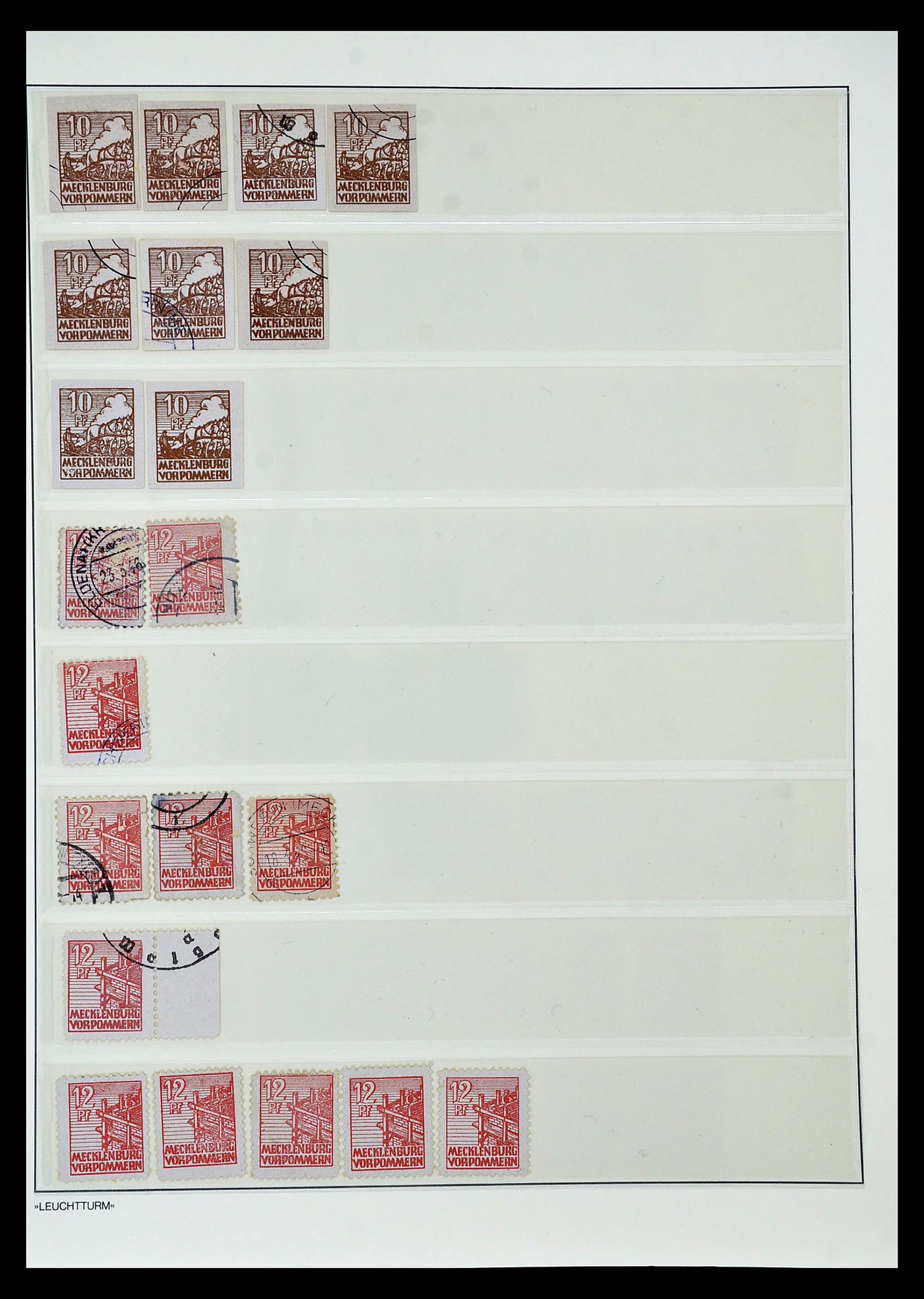 34805 056 - Stamp Collection 34805 Soviet Zone 1945-1949.