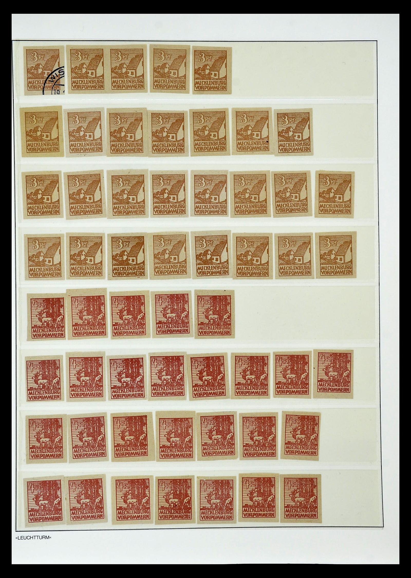 34805 057 - Stamp Collection 34805 Soviet Zone 1945-1949.