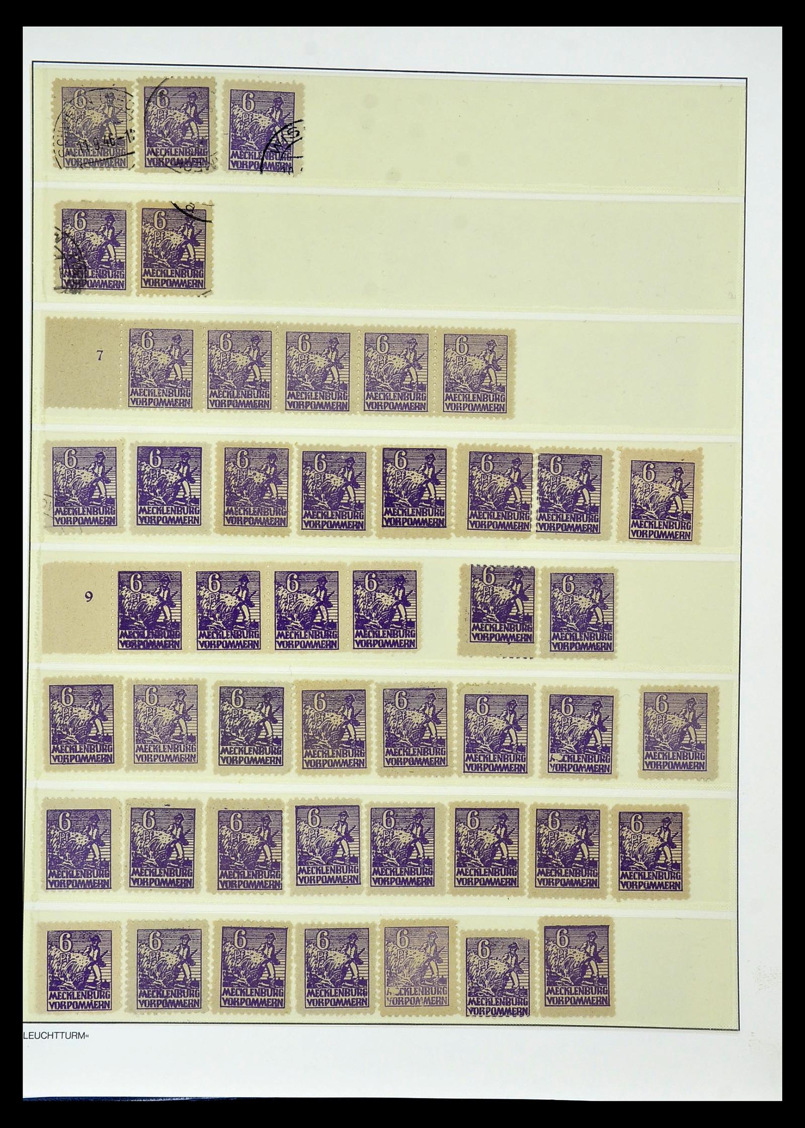 34805 059 - Stamp Collection 34805 Soviet Zone 1945-1949.