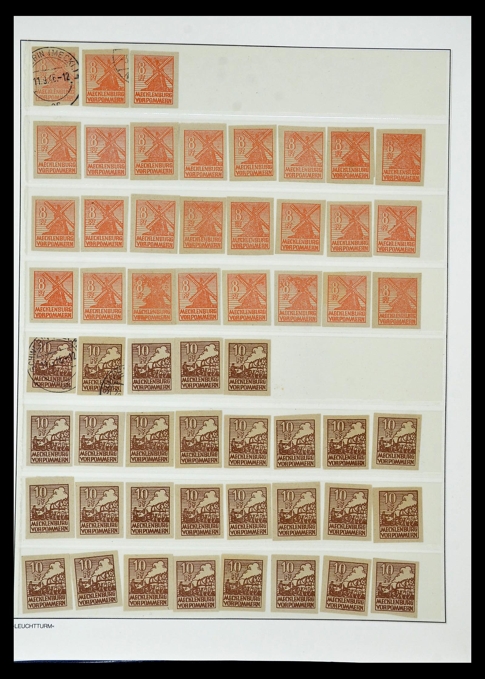34805 060 - Stamp Collection 34805 Soviet Zone 1945-1949.