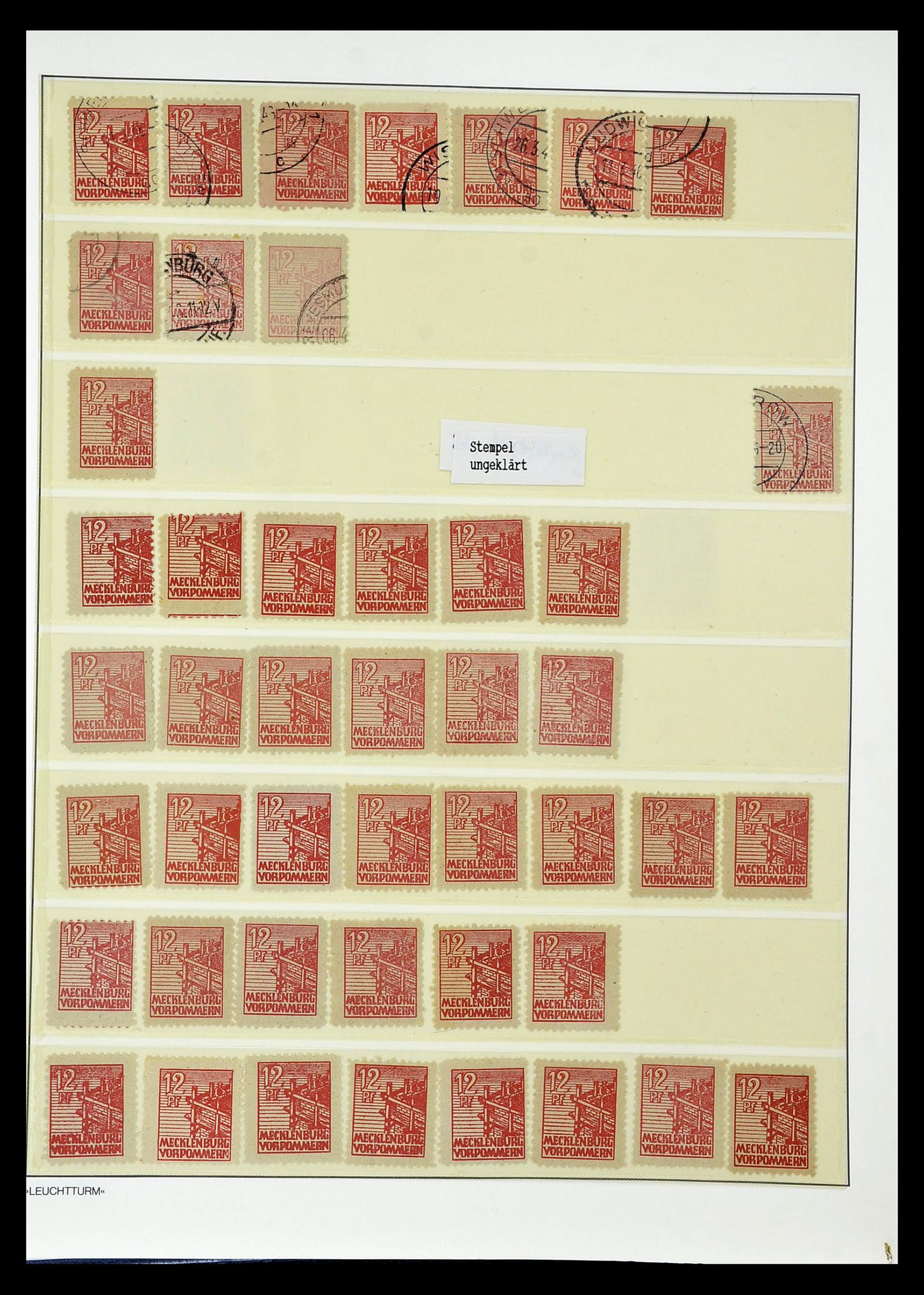 34805 061 - Stamp Collection 34805 Soviet Zone 1945-1949.