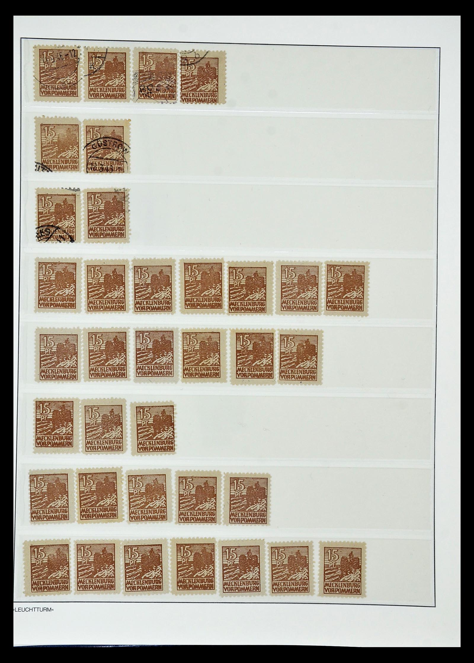34805 062 - Stamp Collection 34805 Soviet Zone 1945-1949.