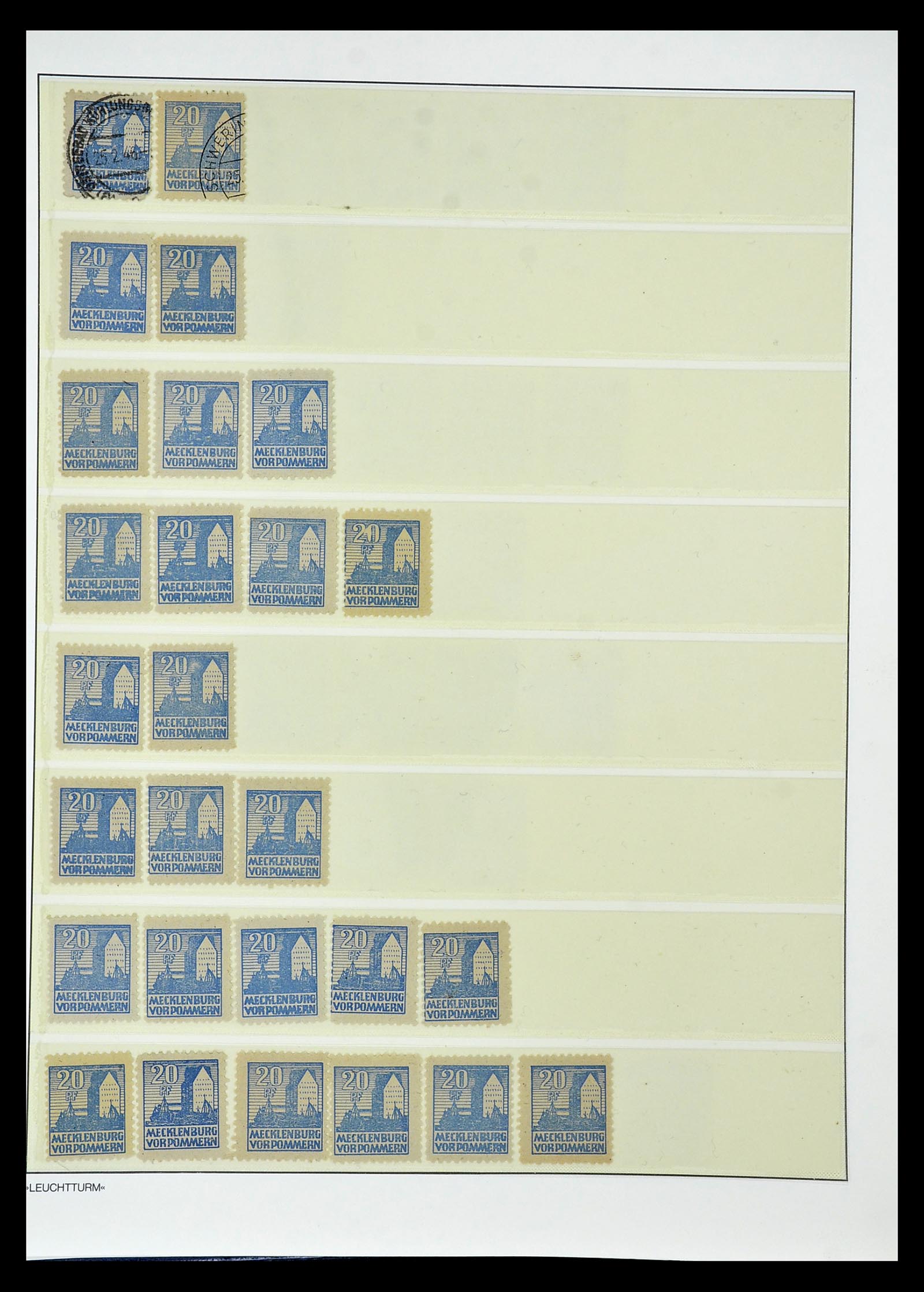 34805 063 - Stamp Collection 34805 Soviet Zone 1945-1949.