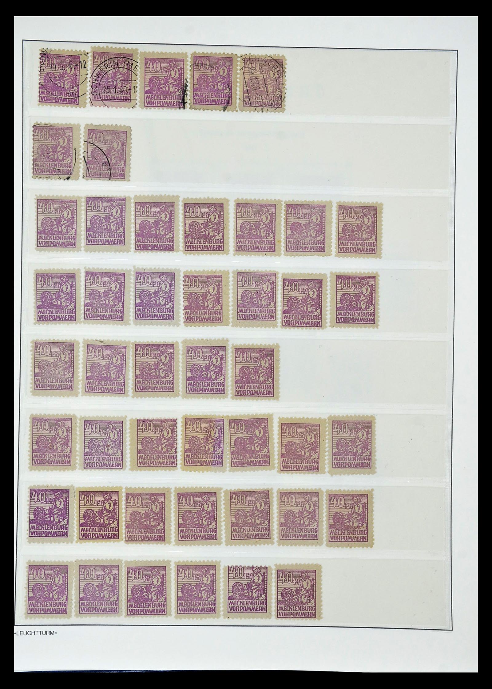 34805 065 - Stamp Collection 34805 Soviet Zone 1945-1949.
