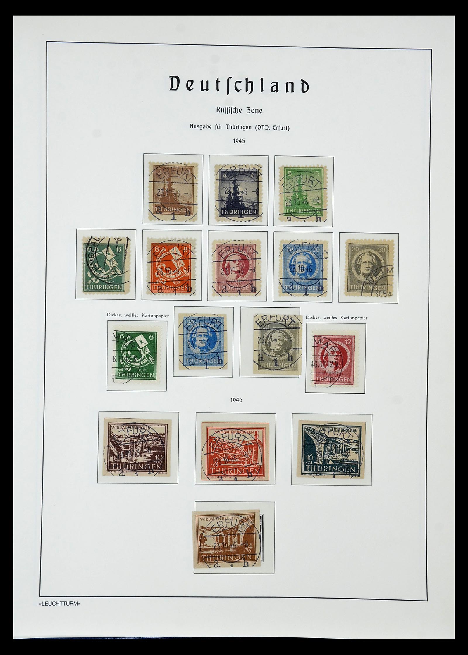 34805 066 - Stamp Collection 34805 Soviet Zone 1945-1949.