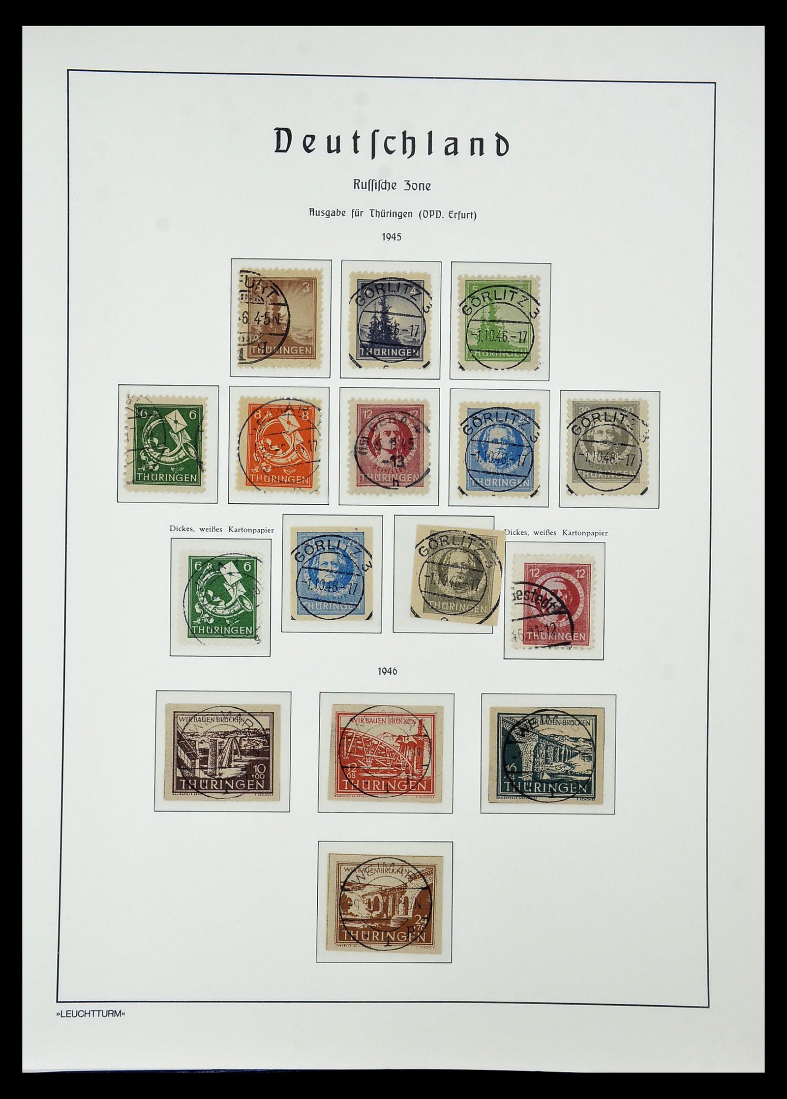 34805 067 - Stamp Collection 34805 Soviet Zone 1945-1949.