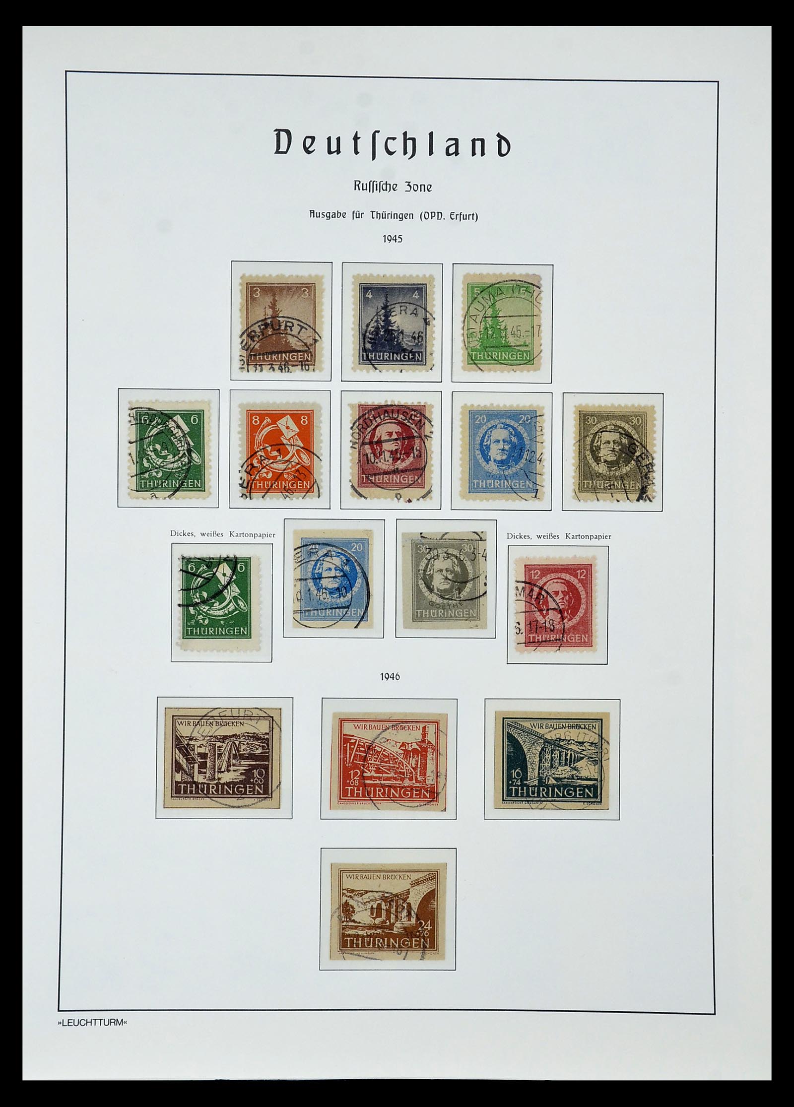34805 069 - Stamp Collection 34805 Soviet Zone 1945-1949.