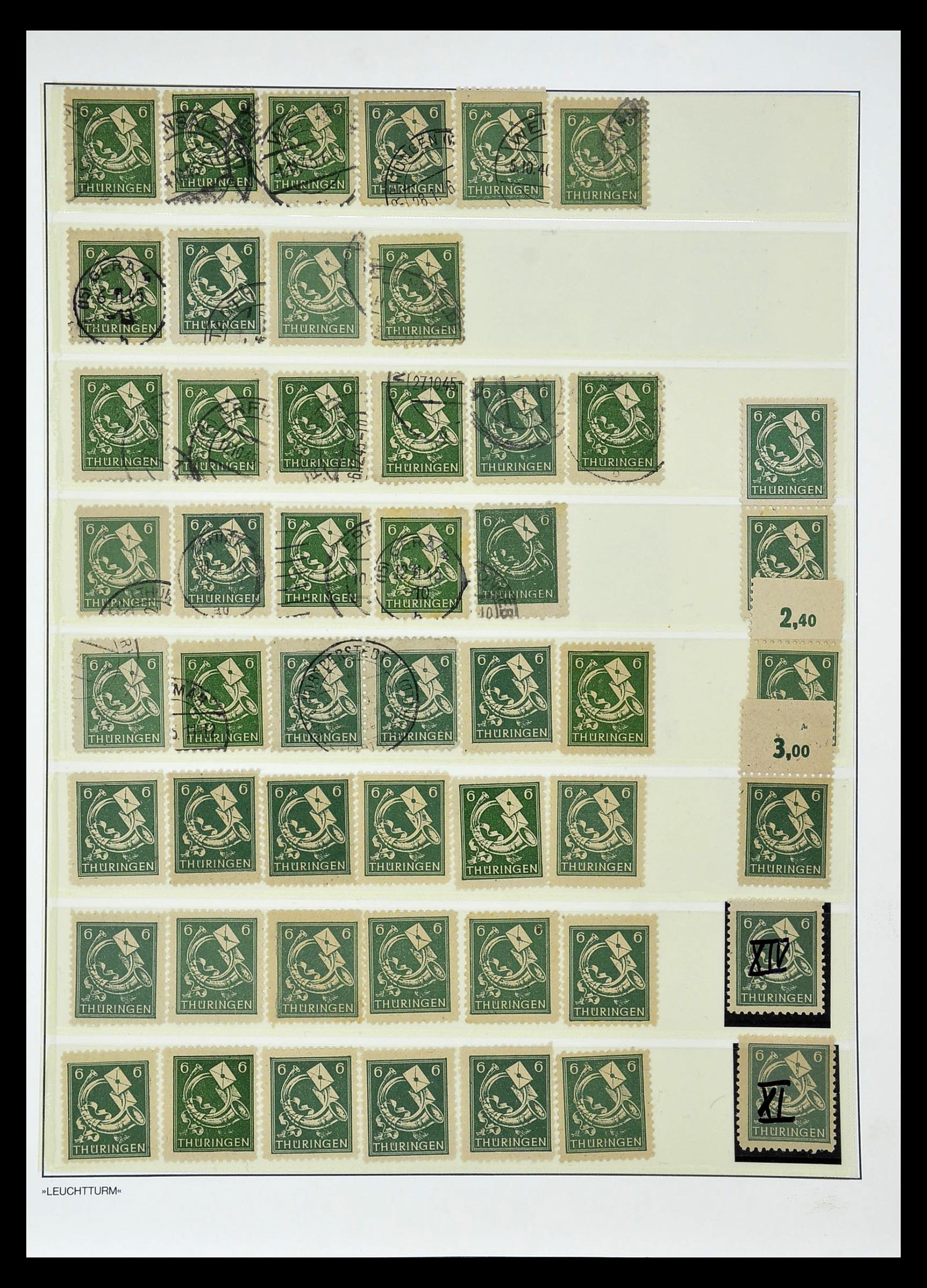 34805 072 - Stamp Collection 34805 Soviet Zone 1945-1949.