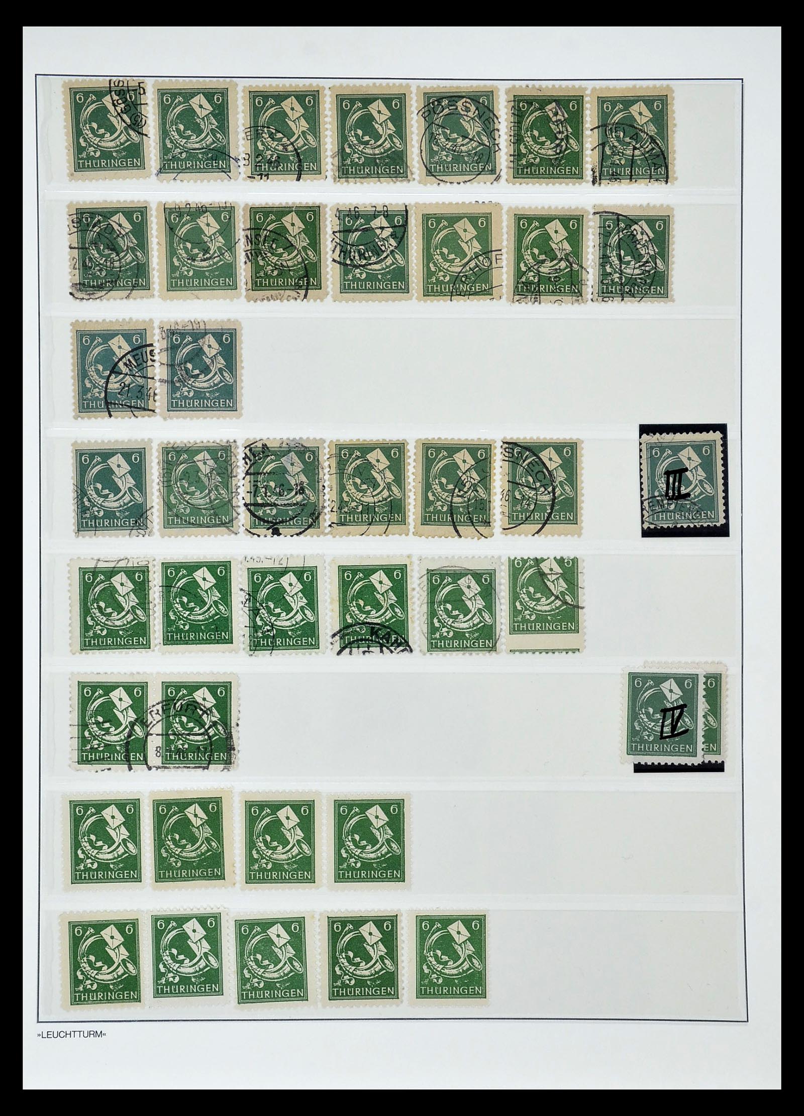 34805 073 - Stamp Collection 34805 Soviet Zone 1945-1949.