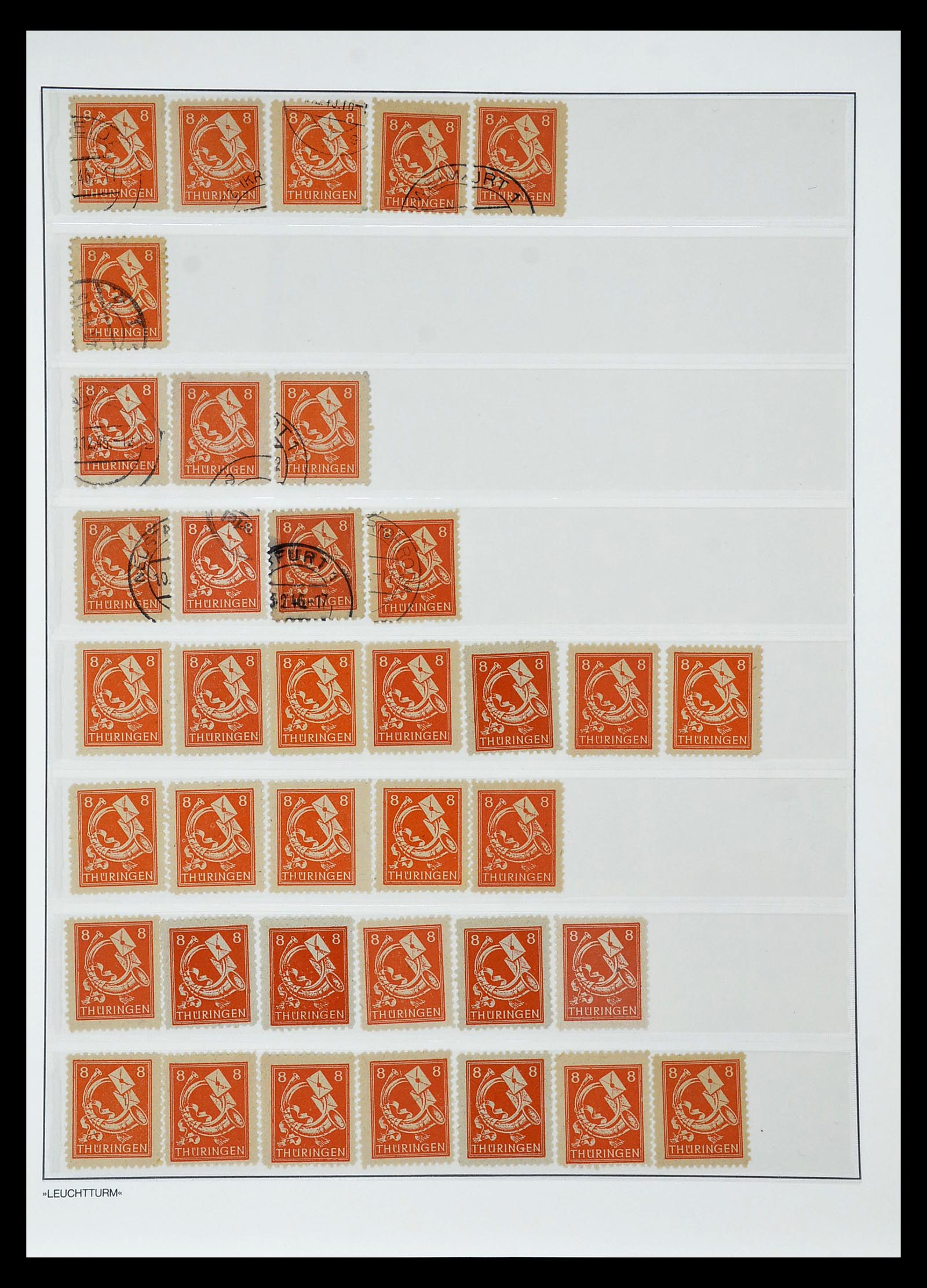 34805 074 - Stamp Collection 34805 Soviet Zone 1945-1949.