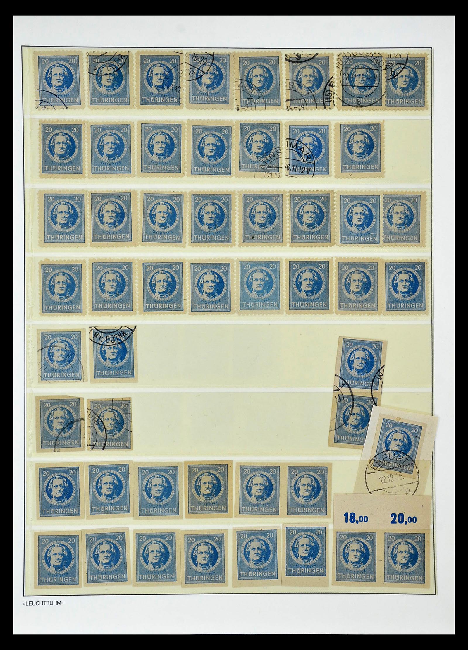 34805 076 - Stamp Collection 34805 Soviet Zone 1945-1949.
