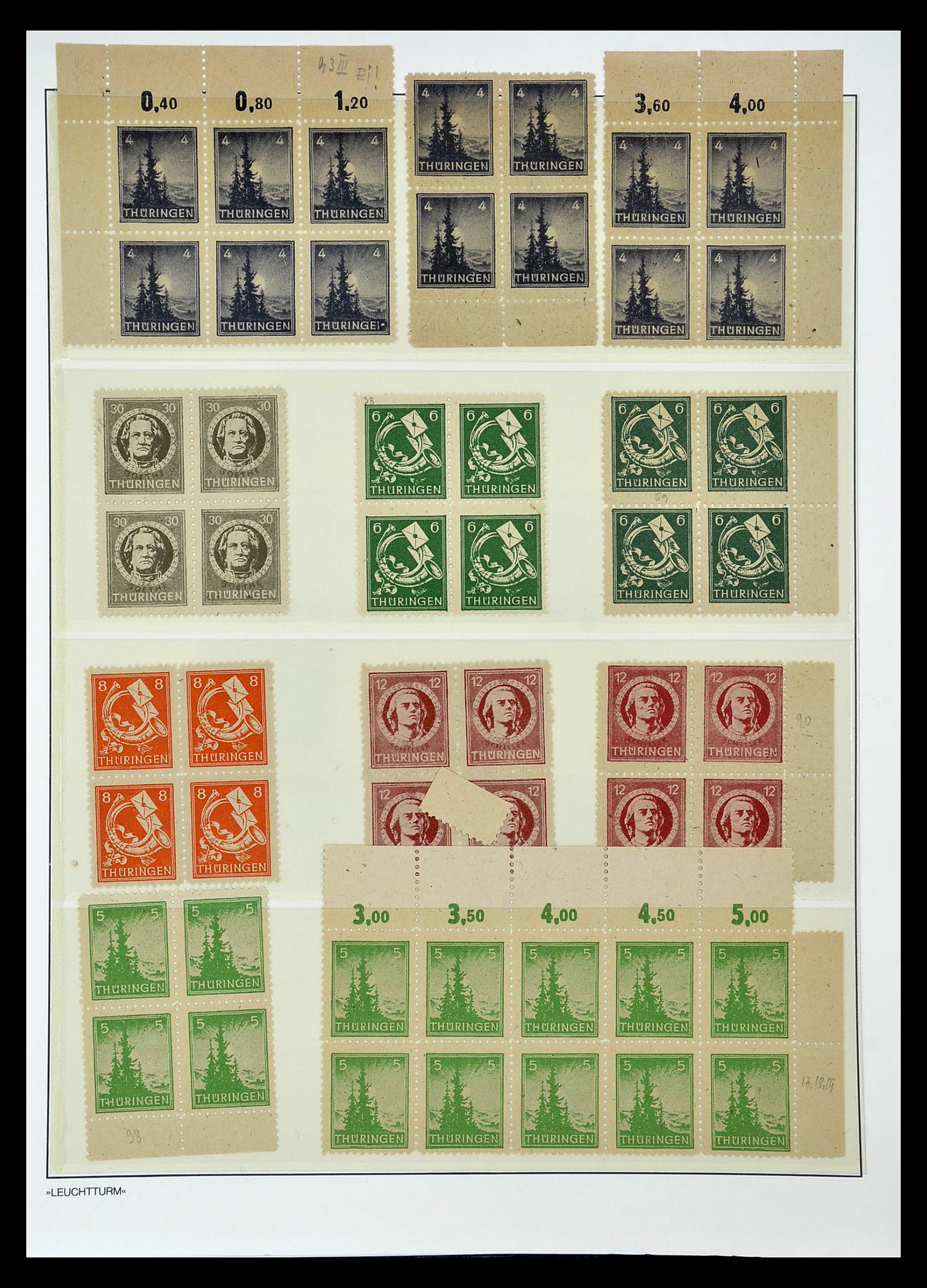 34805 078 - Stamp Collection 34805 Soviet Zone 1945-1949.