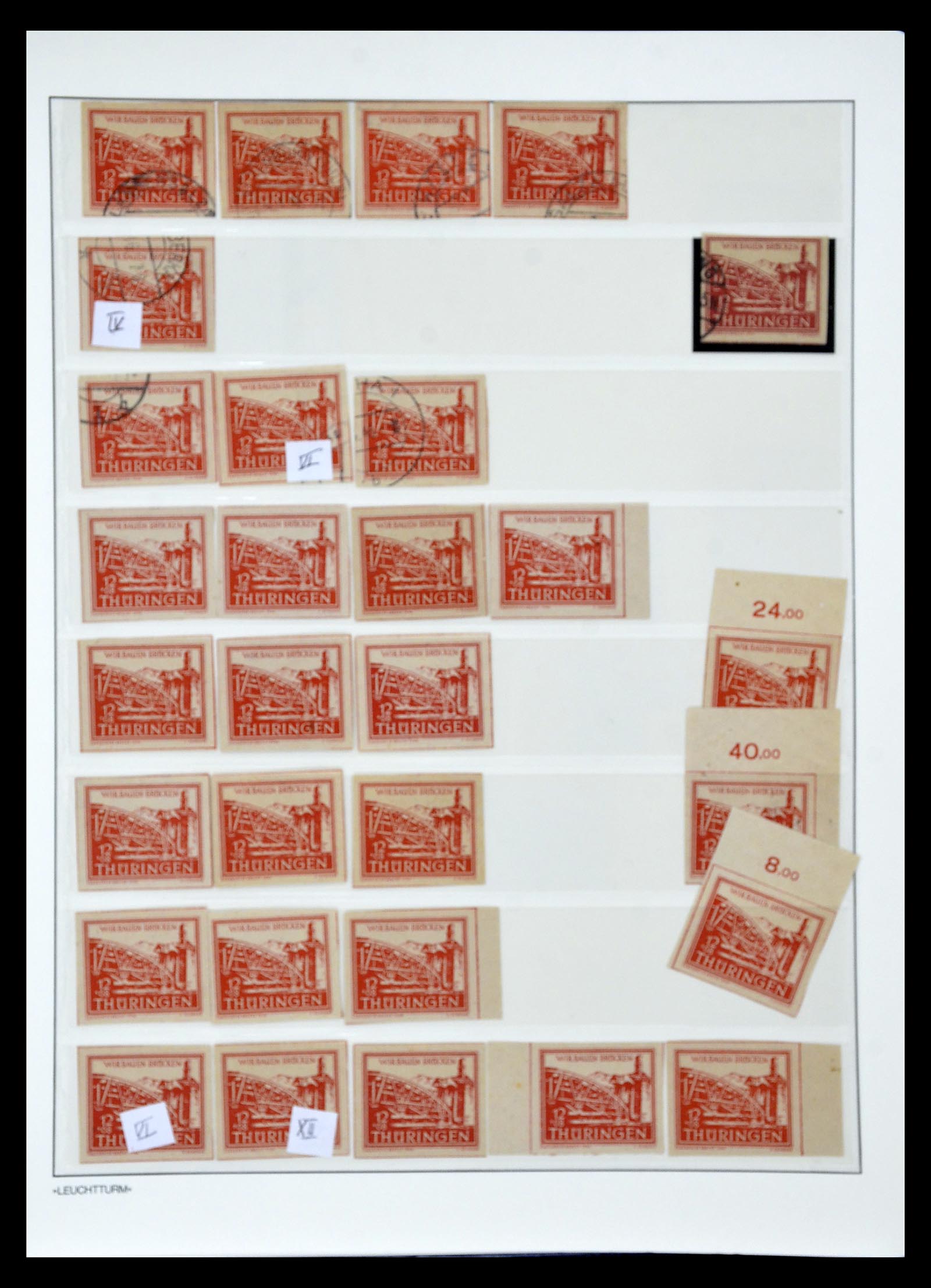 34805 080 - Stamp Collection 34805 Soviet Zone 1945-1949.
