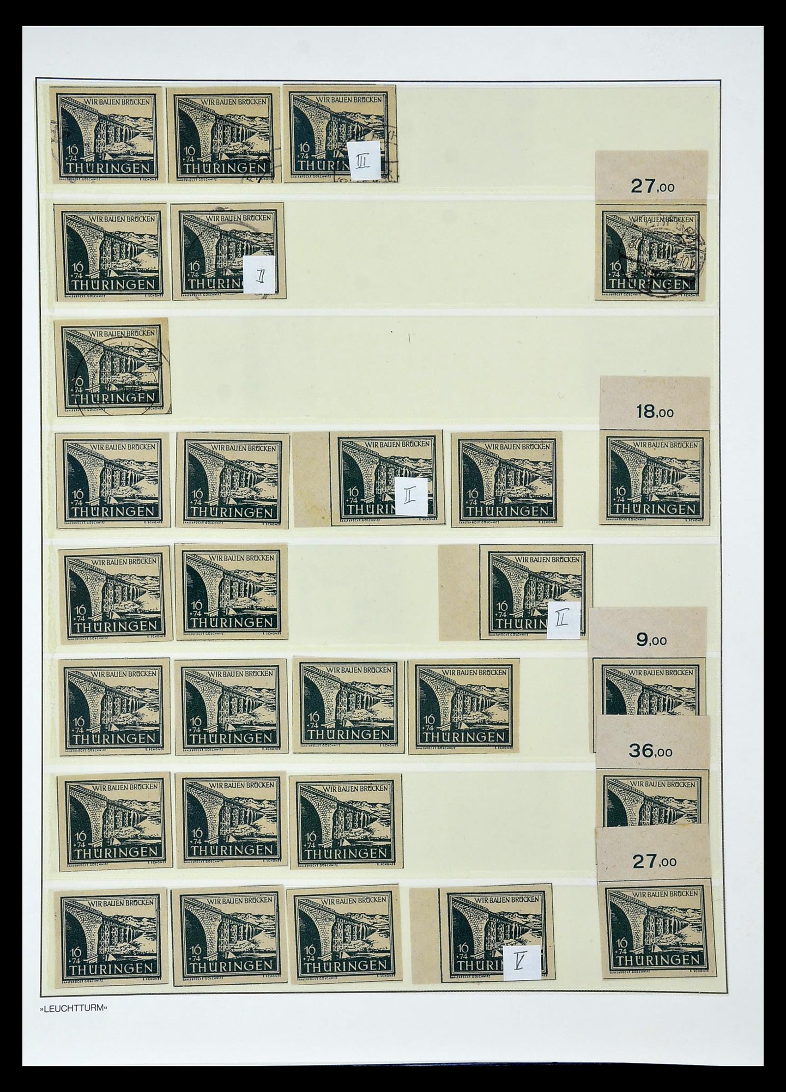 34805 081 - Stamp Collection 34805 Soviet Zone 1945-1949.