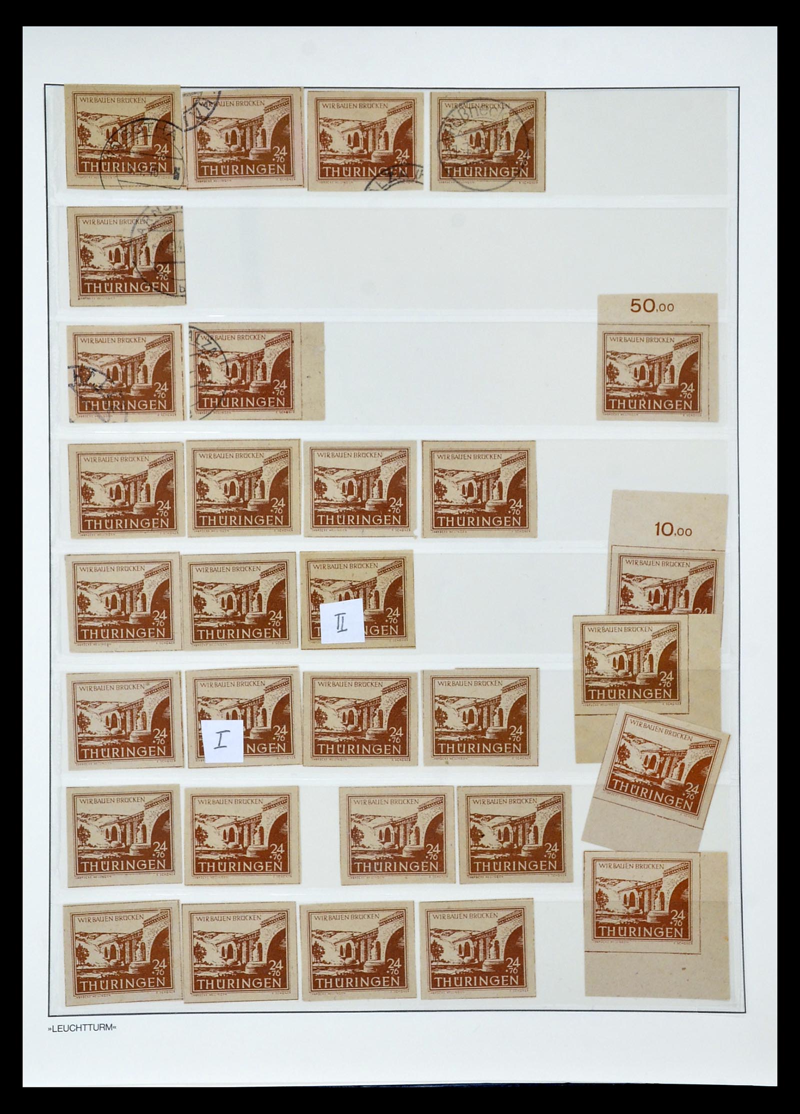 34805 082 - Stamp Collection 34805 Soviet Zone 1945-1949.