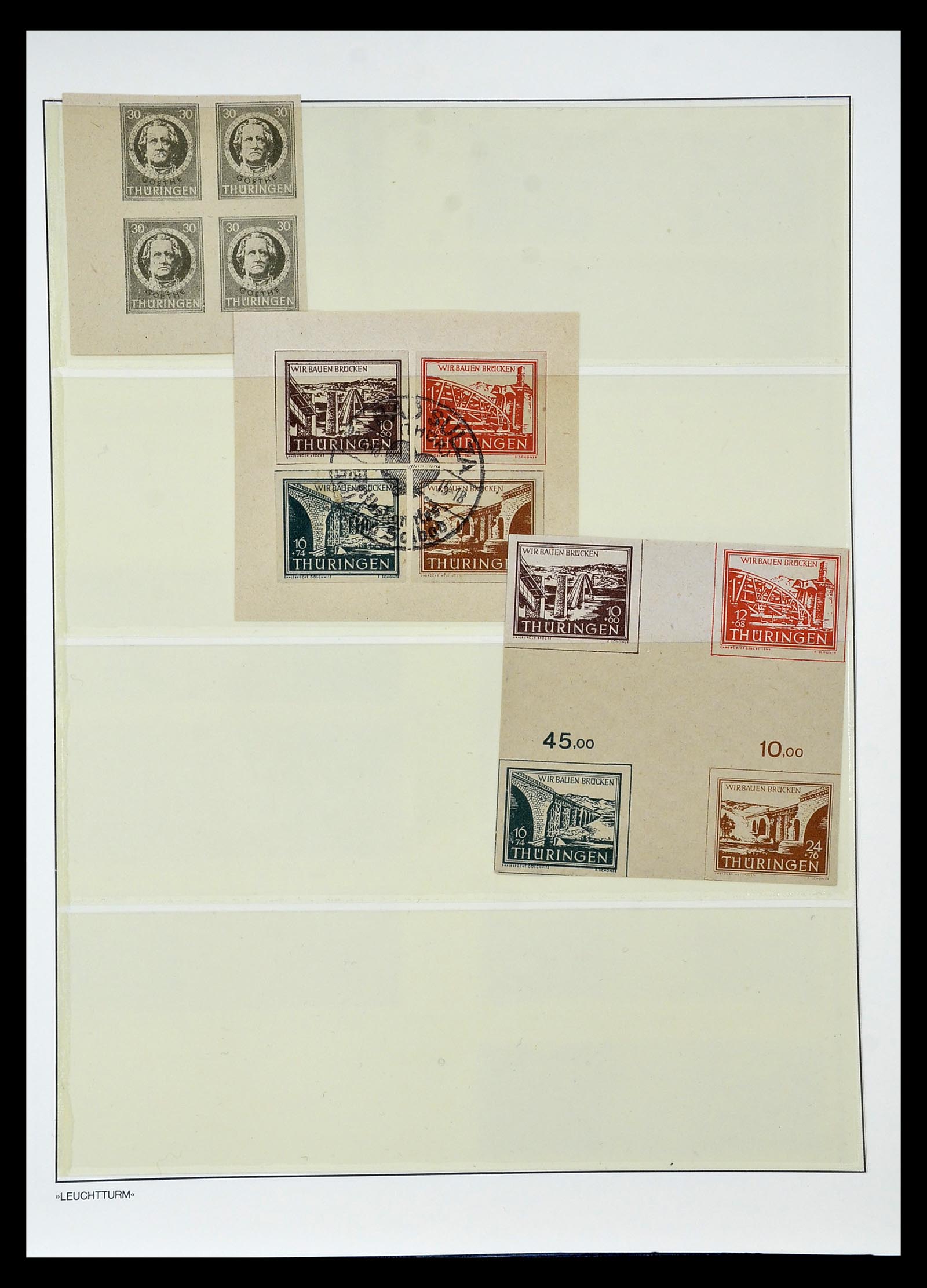 34805 083 - Stamp Collection 34805 Soviet Zone 1945-1949.