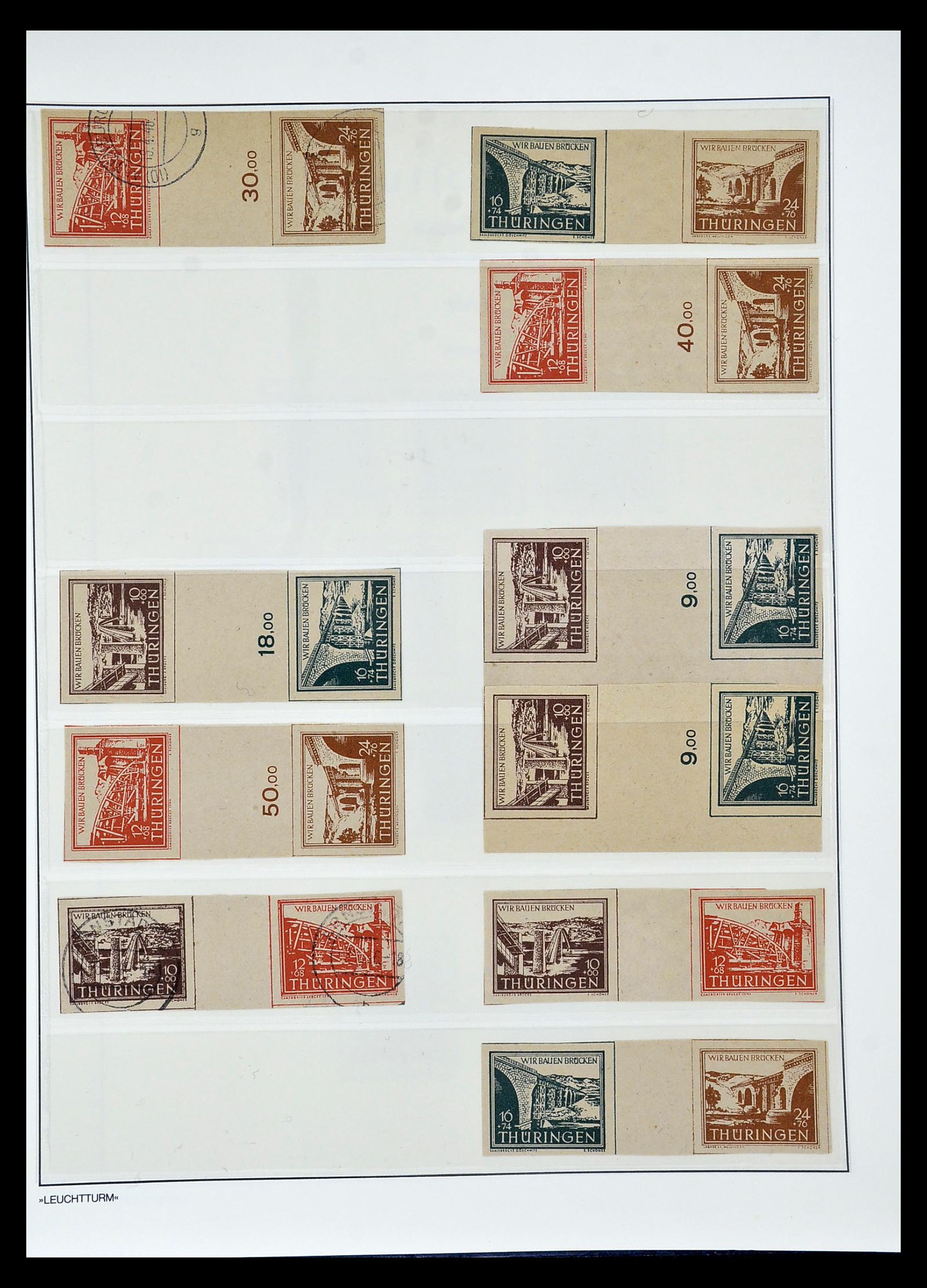 34805 084 - Stamp Collection 34805 Soviet Zone 1945-1949.