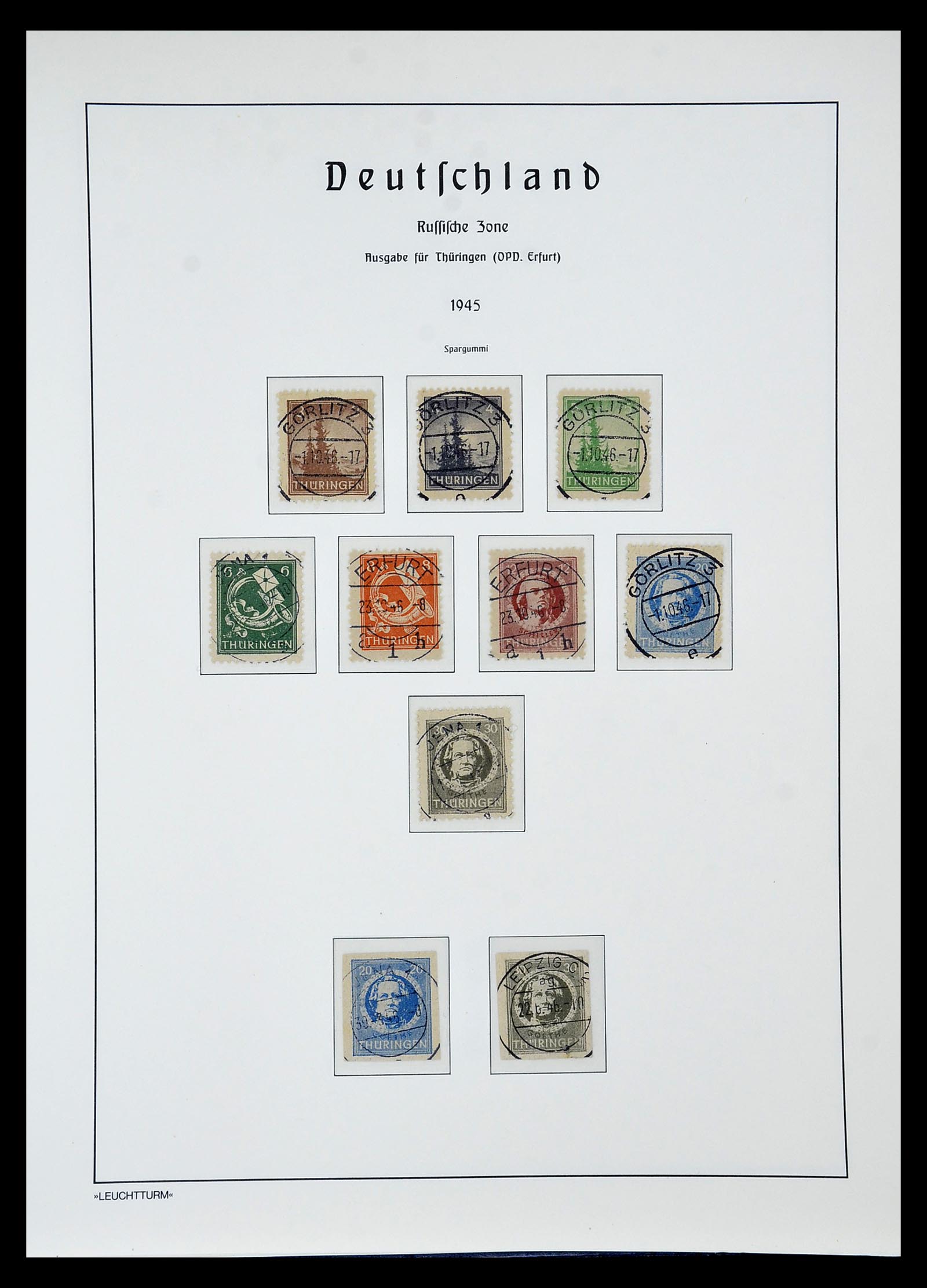 34805 086 - Stamp Collection 34805 Soviet Zone 1945-1949.