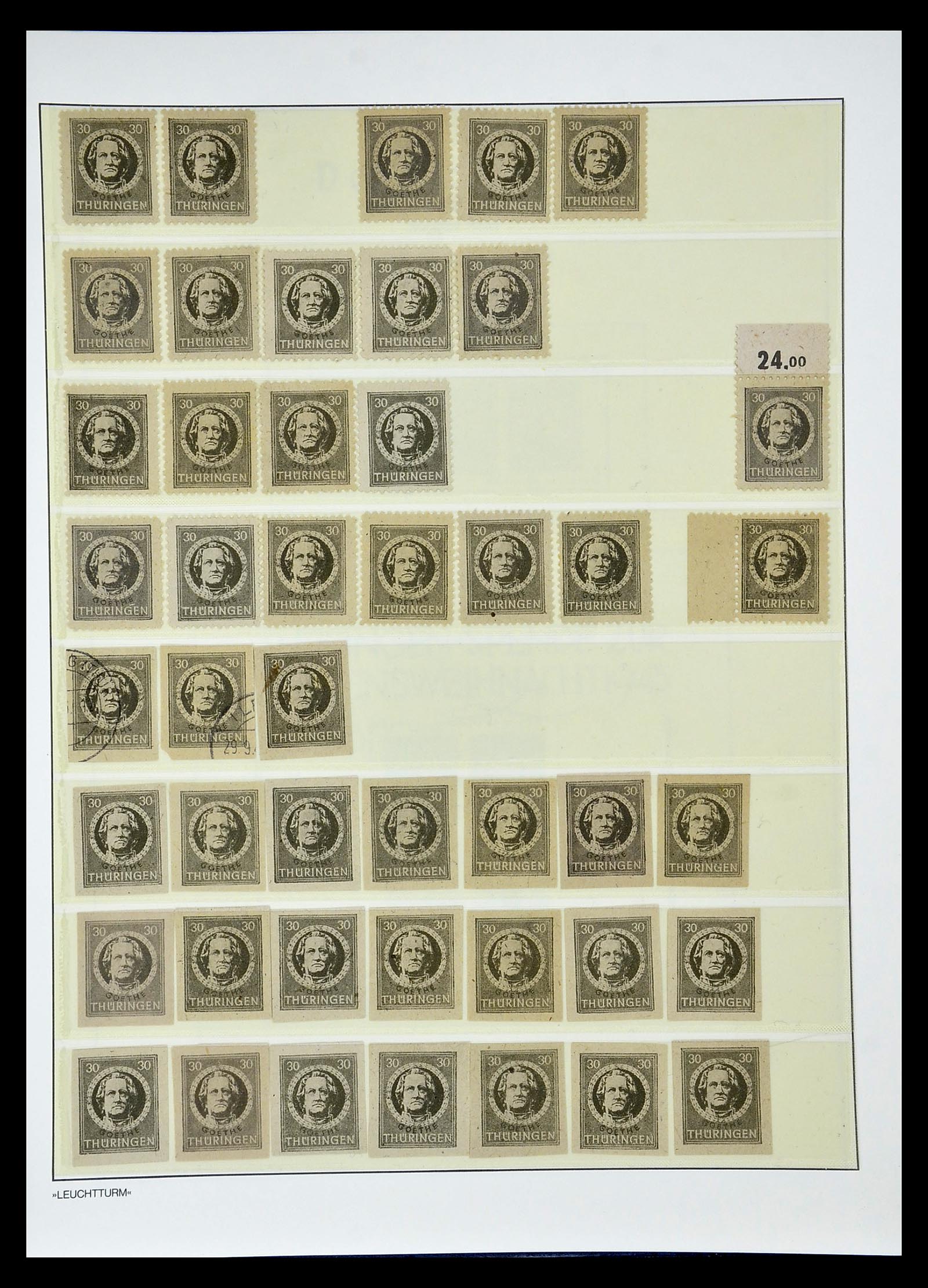34805 093 - Stamp Collection 34805 Soviet Zone 1945-1949.