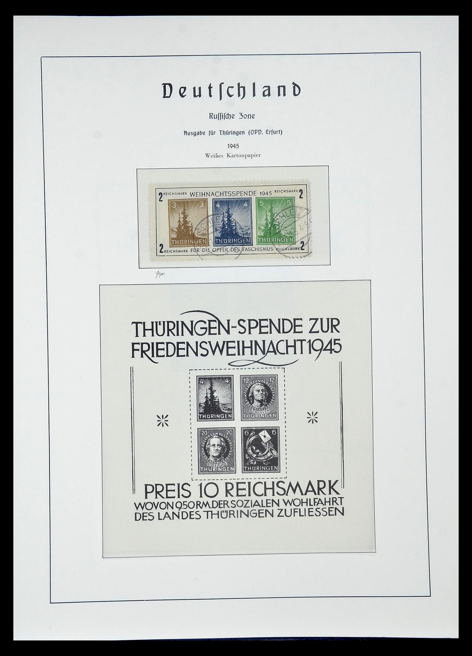 34805 095 - Stamp Collection 34805 Soviet Zone 1945-1949.
