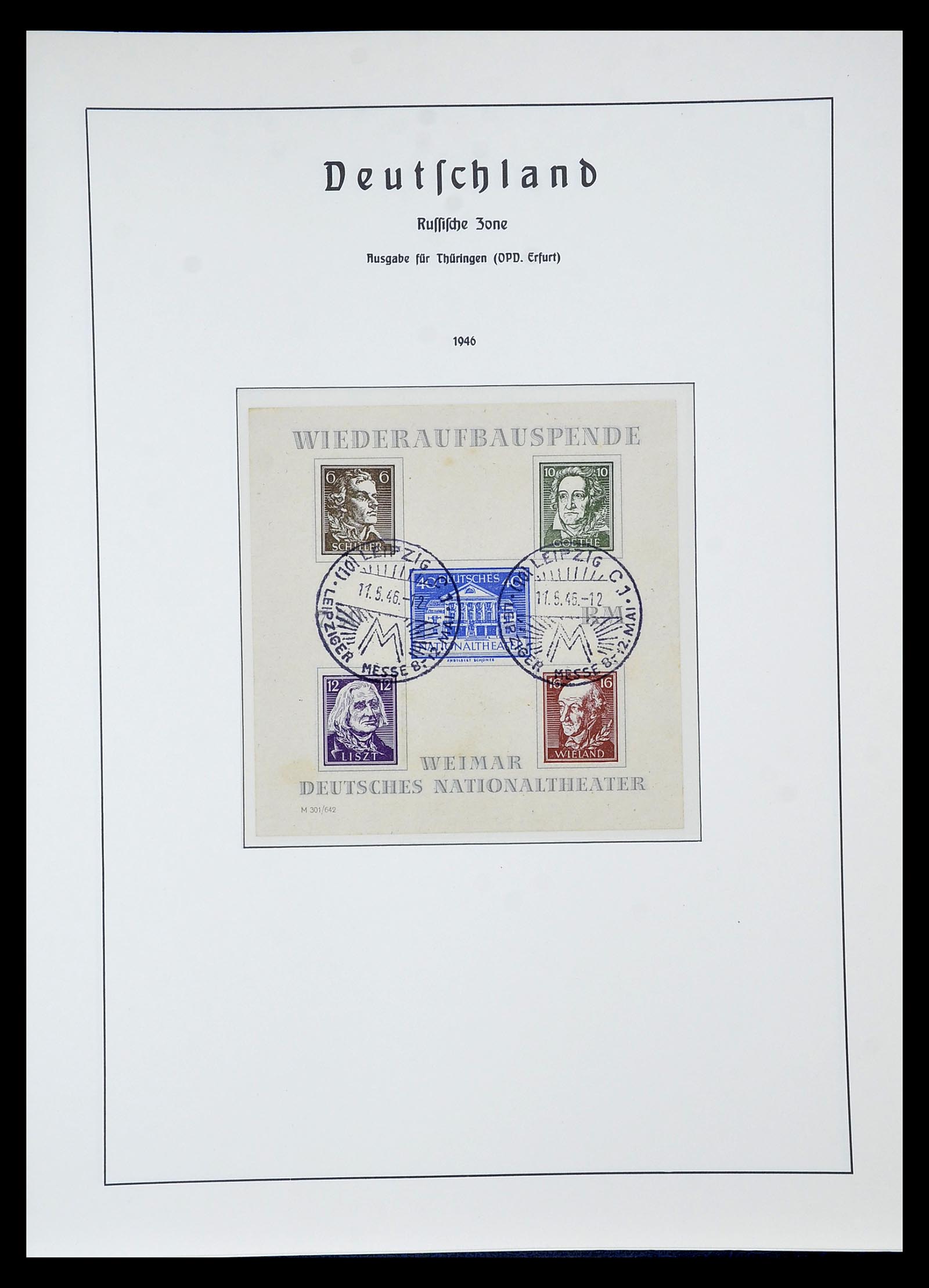 34805 097 - Stamp Collection 34805 Soviet Zone 1945-1949.