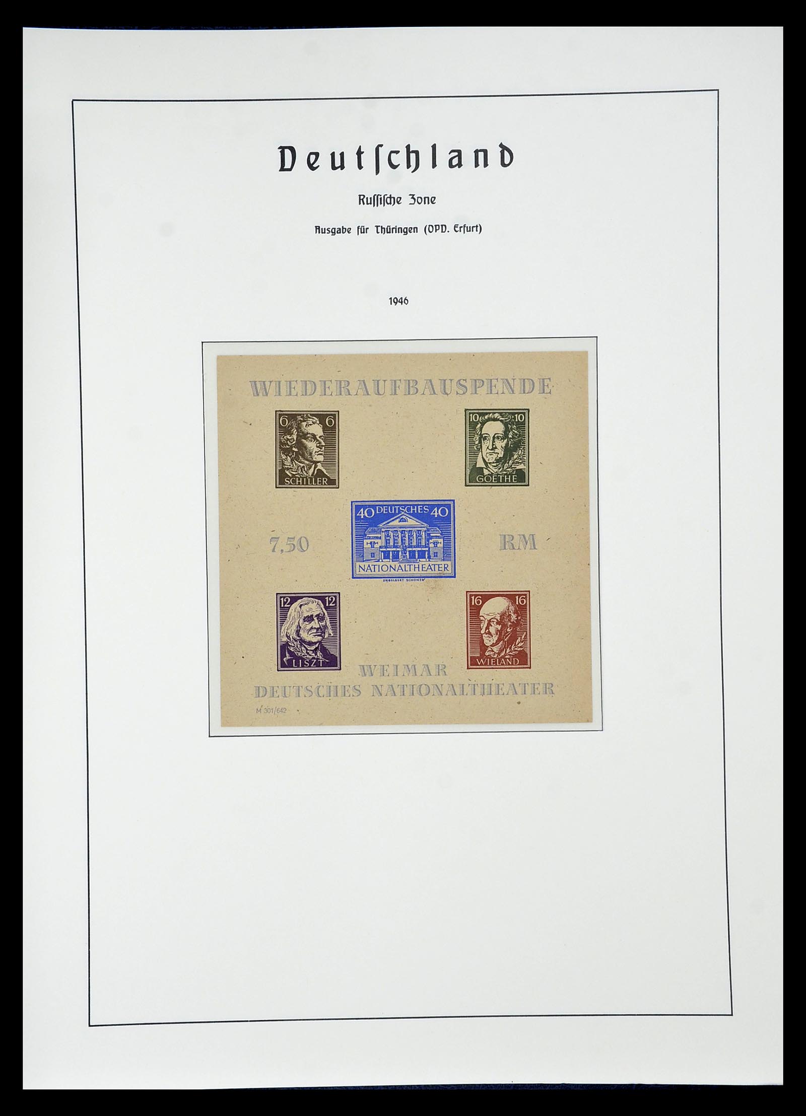 34805 101 - Stamp Collection 34805 Soviet Zone 1945-1949.