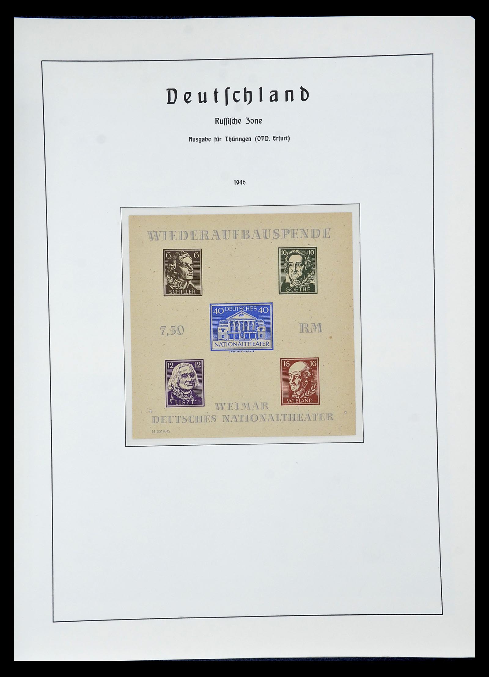 34805 103 - Stamp Collection 34805 Soviet Zone 1945-1949.