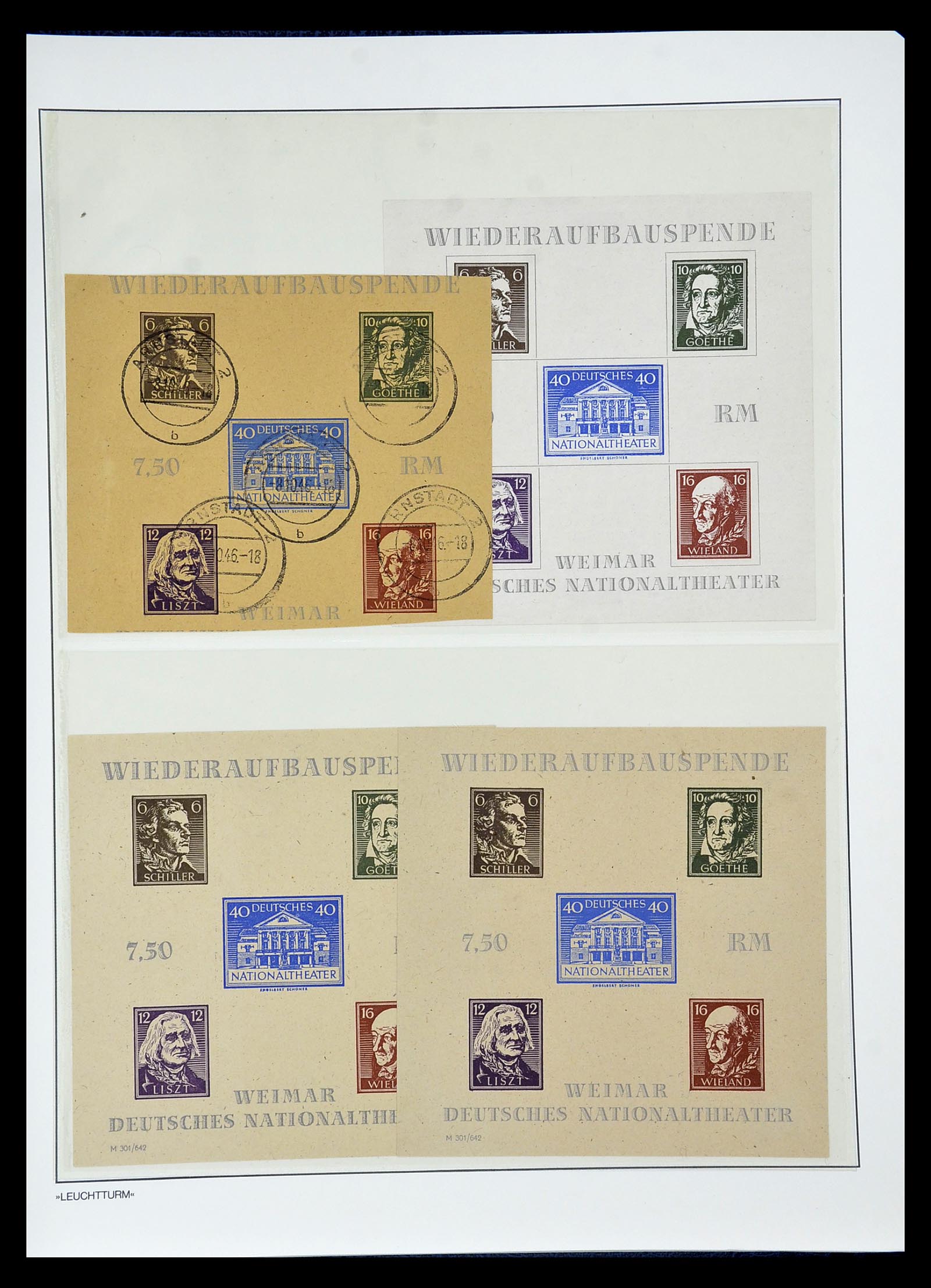 34805 105 - Stamp Collection 34805 Soviet Zone 1945-1949.