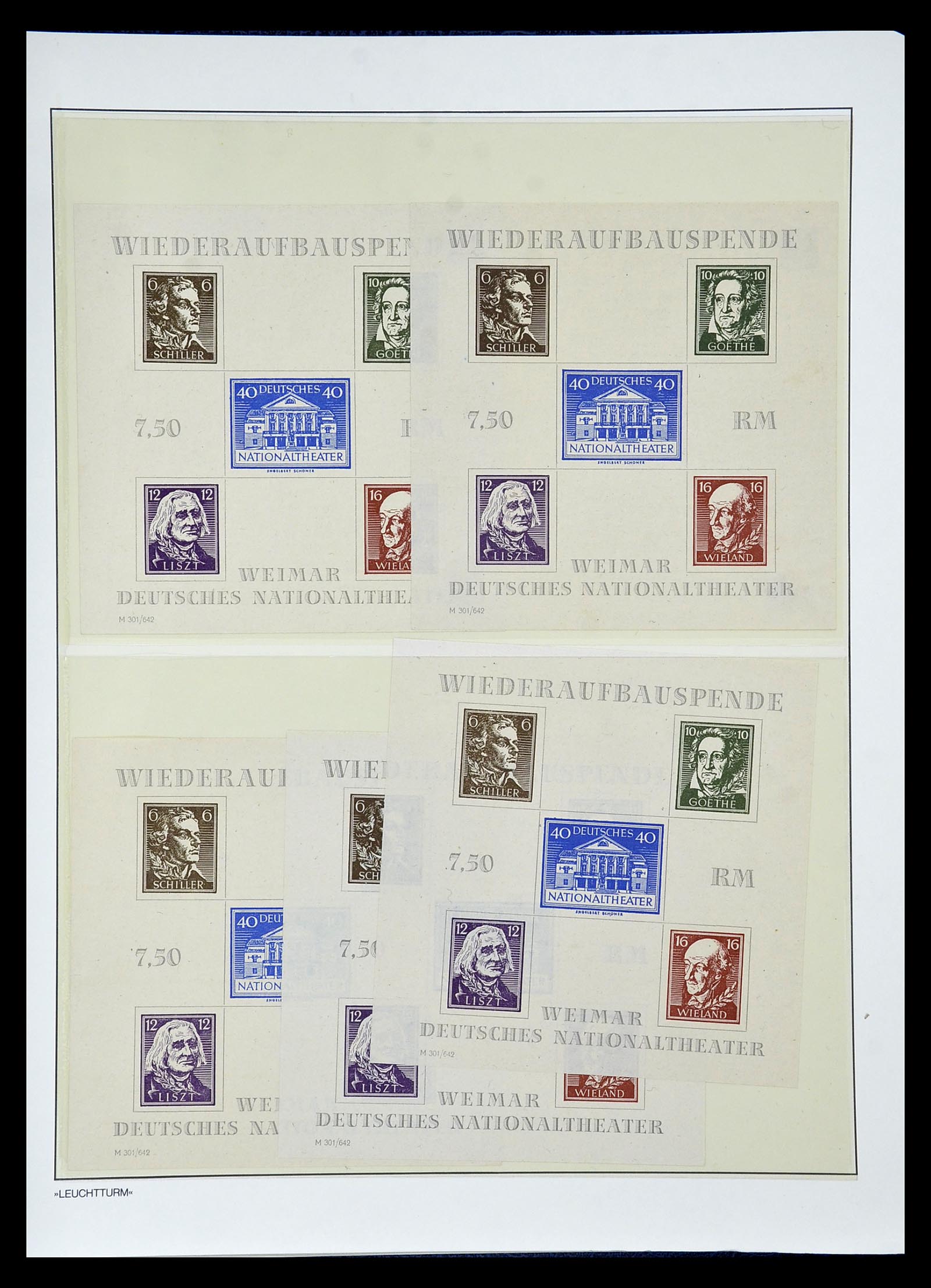 34805 107 - Stamp Collection 34805 Soviet Zone 1945-1949.