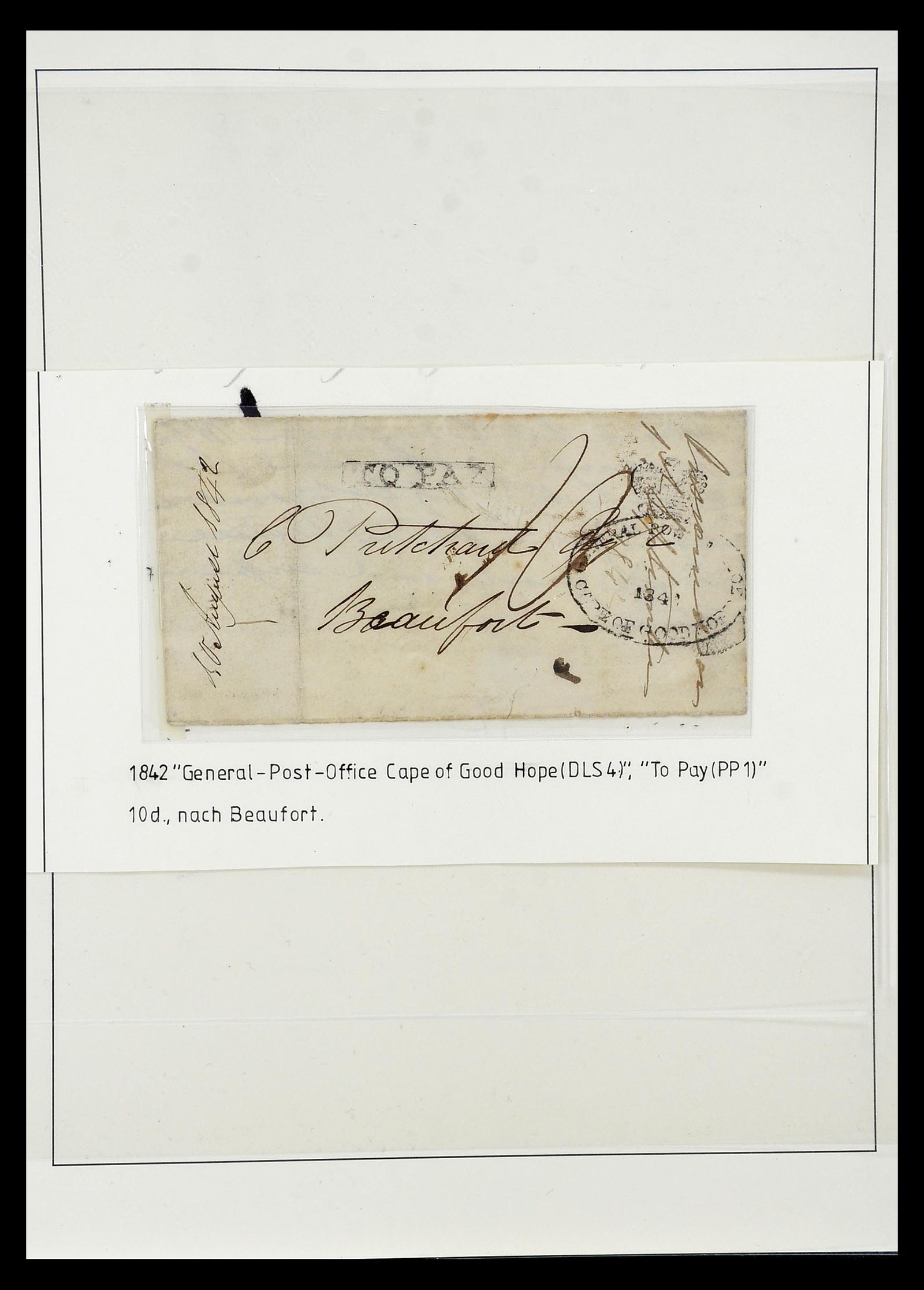 34806 001 - Postzegelverzameling 34806 Kaap de Goede Hoop 1842-1912.