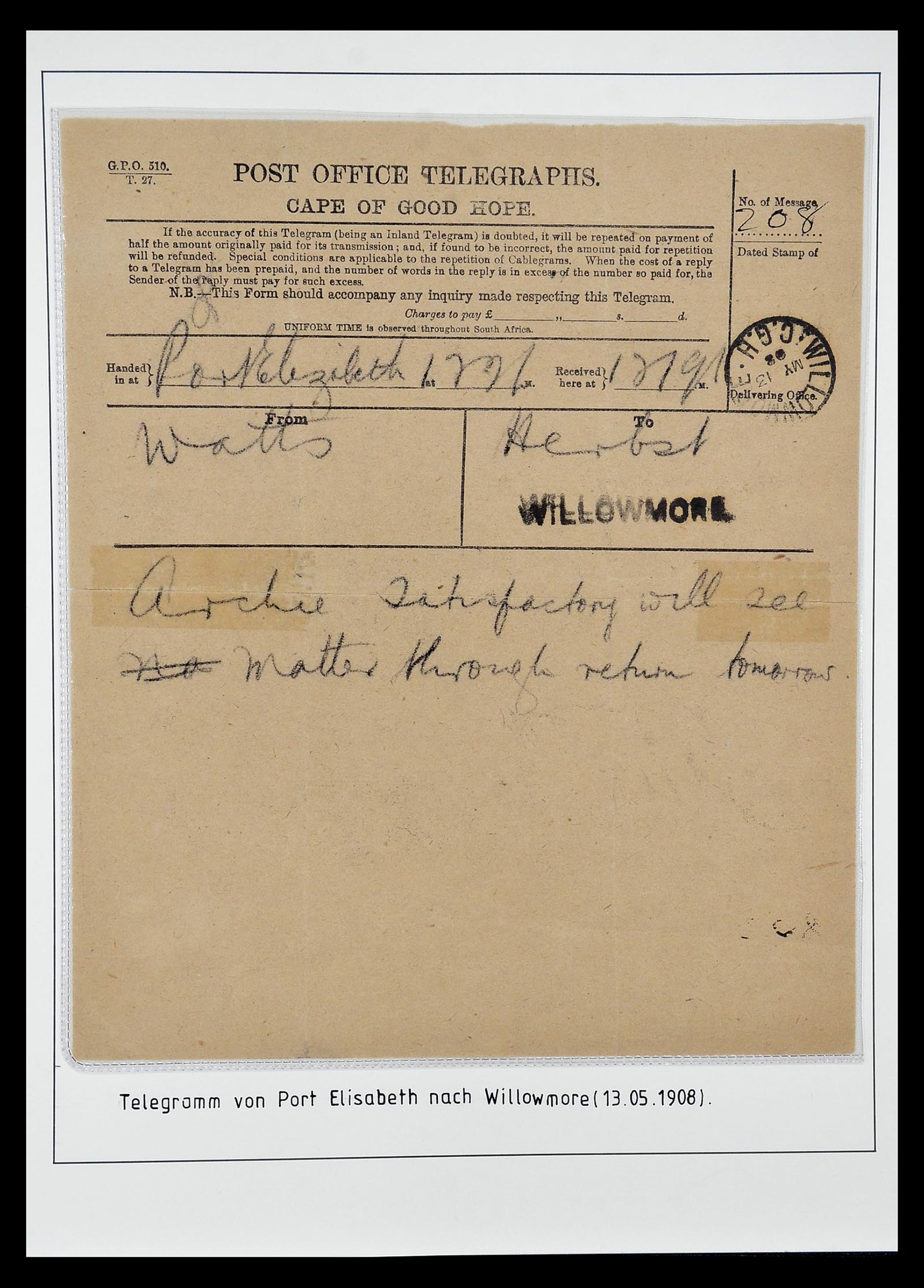 34806 004 - Postzegelverzameling 34806 Kaap de Goede Hoop 1842-1912.
