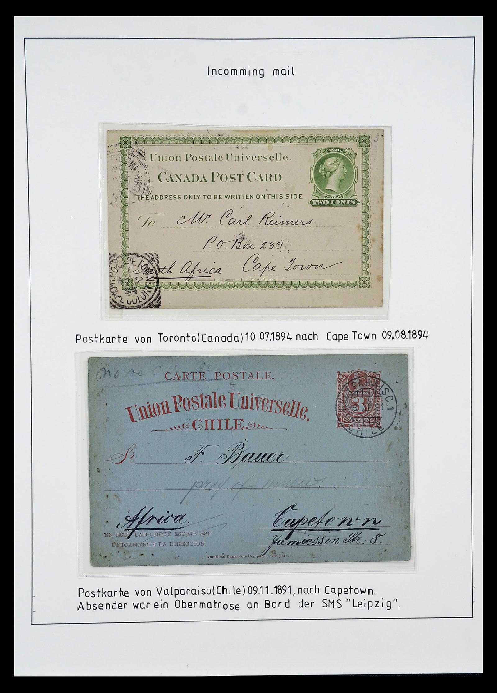 34806 005 - Postzegelverzameling 34806 Kaap de Goede Hoop 1842-1912.
