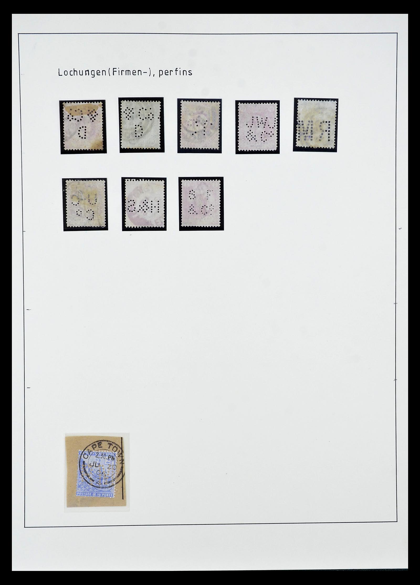 34806 007 - Postzegelverzameling 34806 Kaap de Goede Hoop 1842-1912.