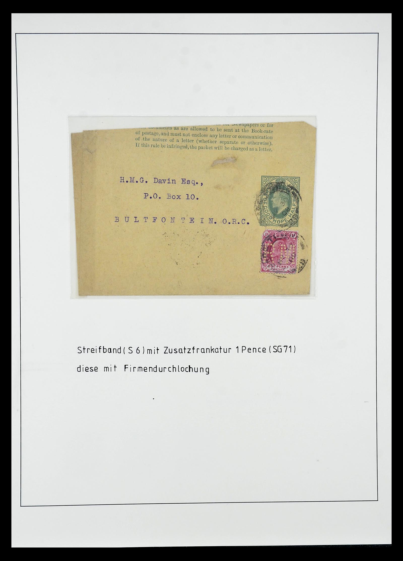 34806 008 - Postzegelverzameling 34806 Kaap de Goede Hoop 1842-1912.