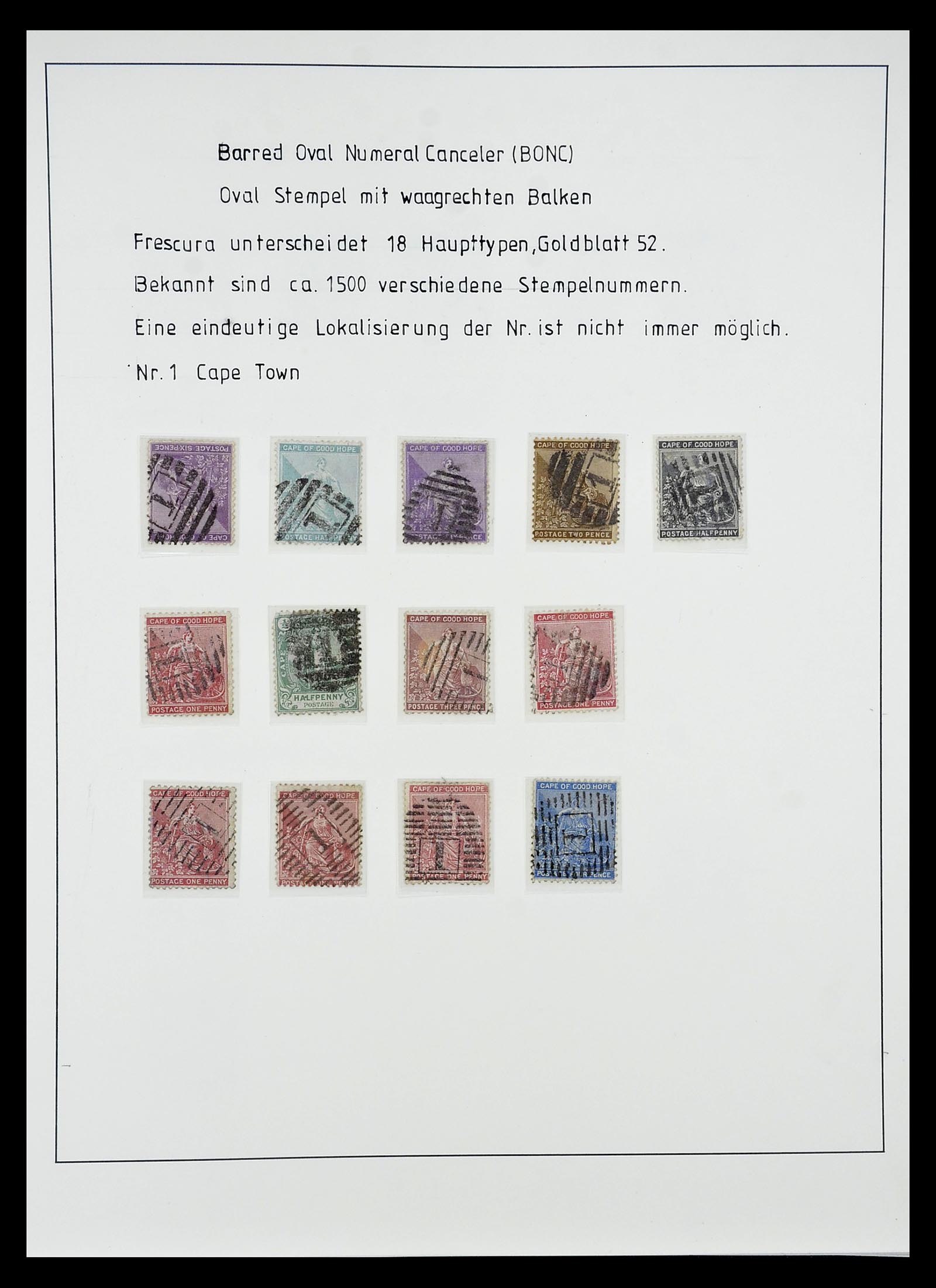 34806 011 - Postzegelverzameling 34806 Kaap de Goede Hoop 1842-1912.
