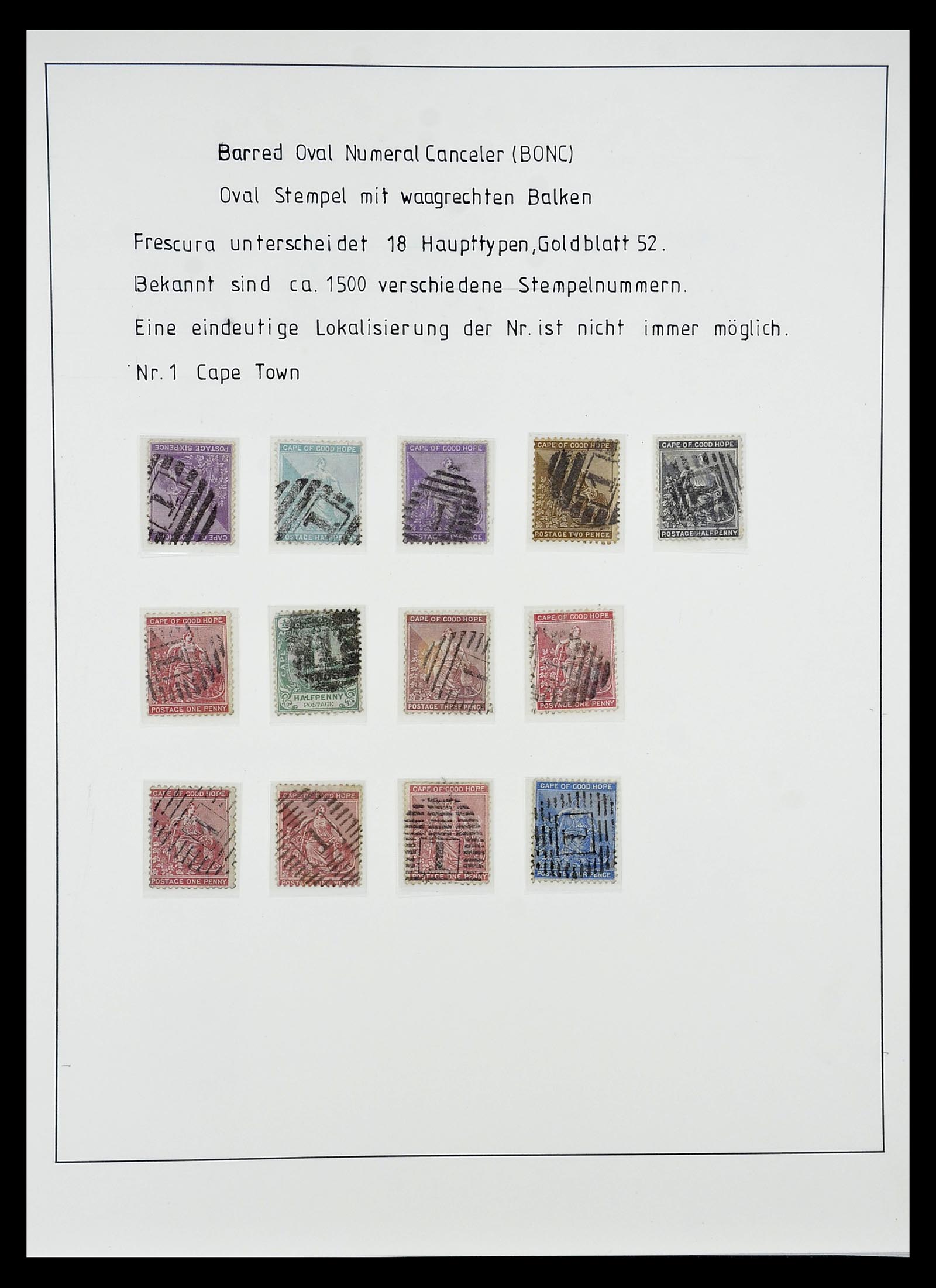 34806 011 - Postzegelverzameling 34806 Kaap de Goede Hoop 1842-1912.