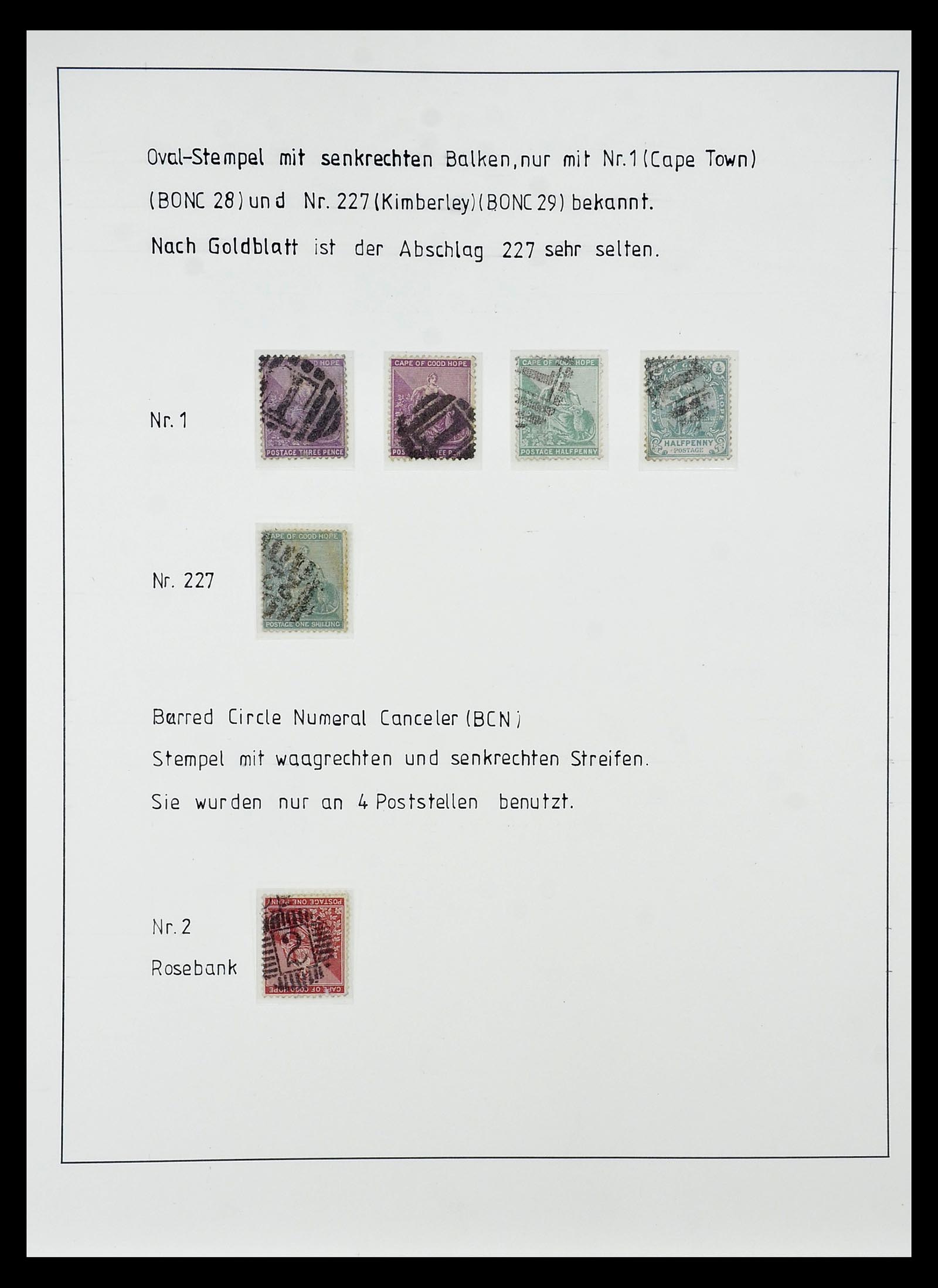34806 016 - Postzegelverzameling 34806 Kaap de Goede Hoop 1842-1912.