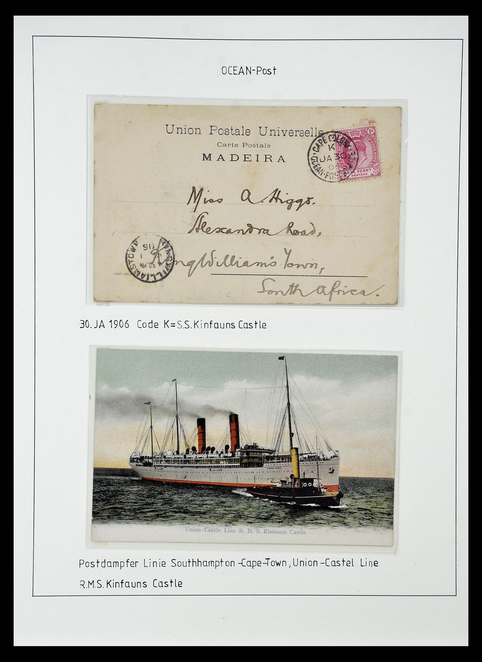 34806 019 - Postzegelverzameling 34806 Kaap de Goede Hoop 1842-1912.