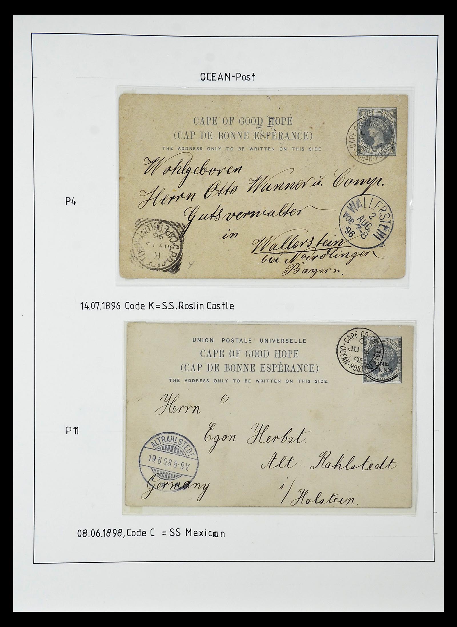 34806 021 - Postzegelverzameling 34806 Kaap de Goede Hoop 1842-1912.
