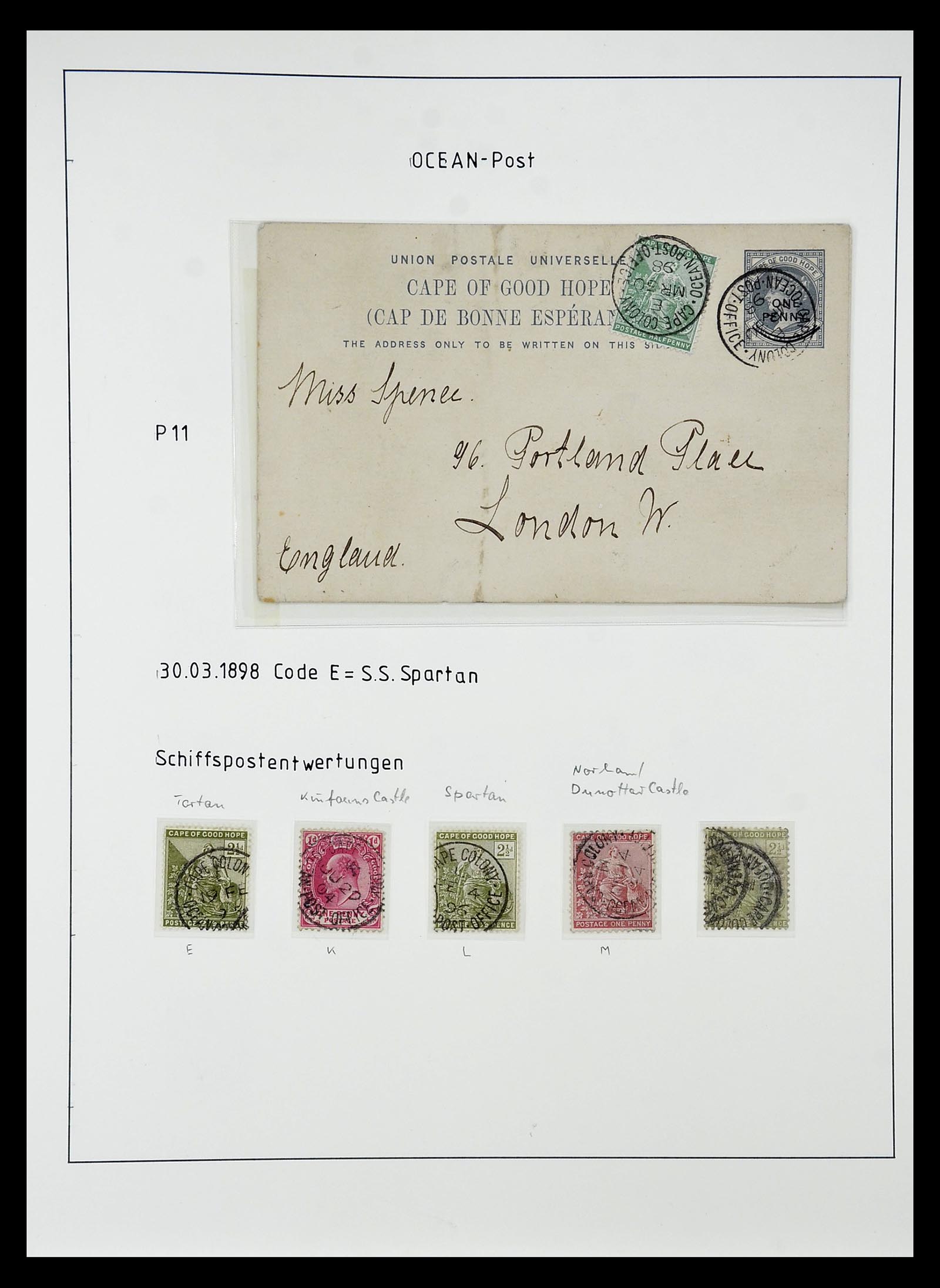 34806 022 - Postzegelverzameling 34806 Kaap de Goede Hoop 1842-1912.