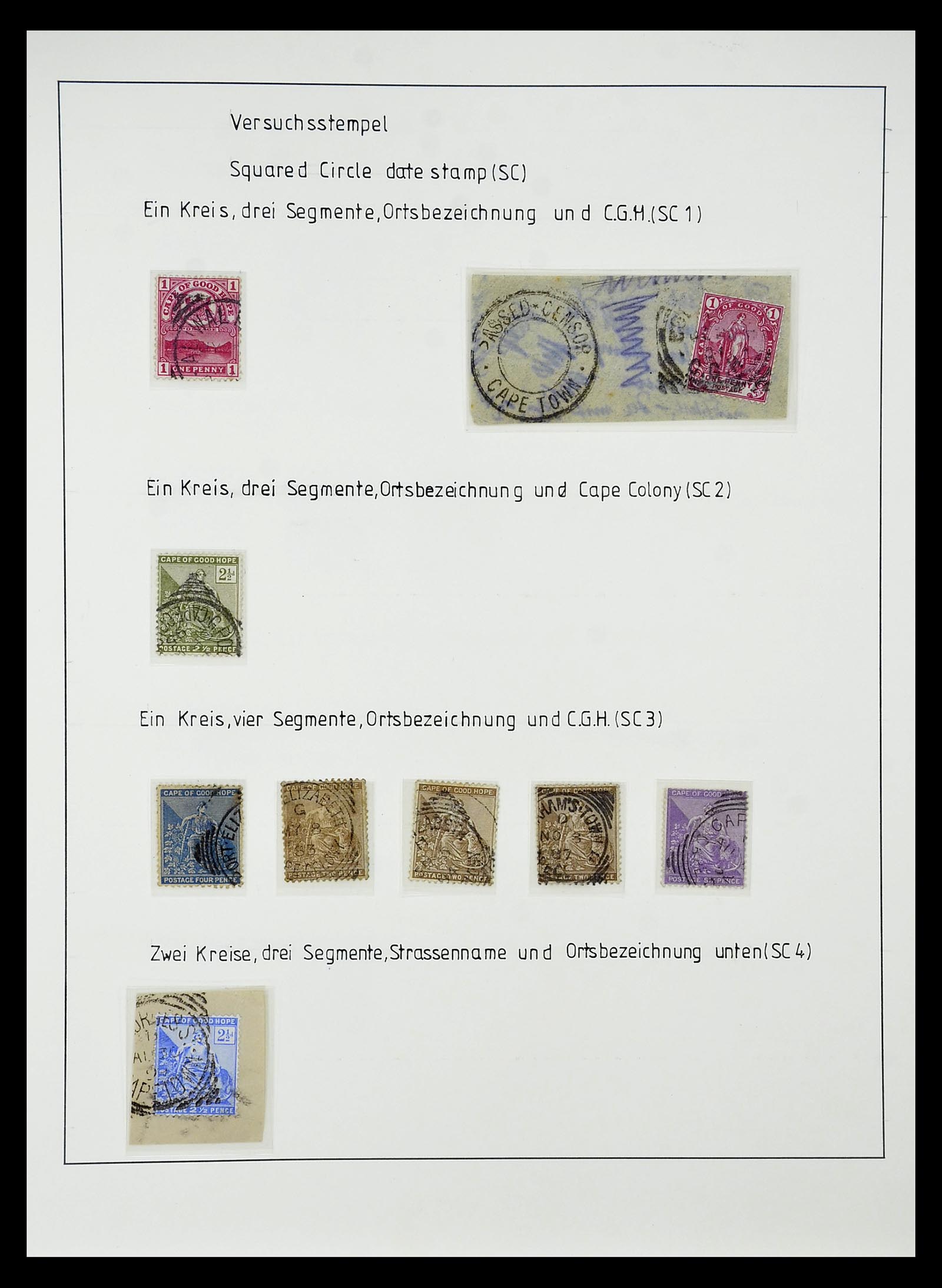 34806 034 - Postzegelverzameling 34806 Kaap de Goede Hoop 1842-1912.