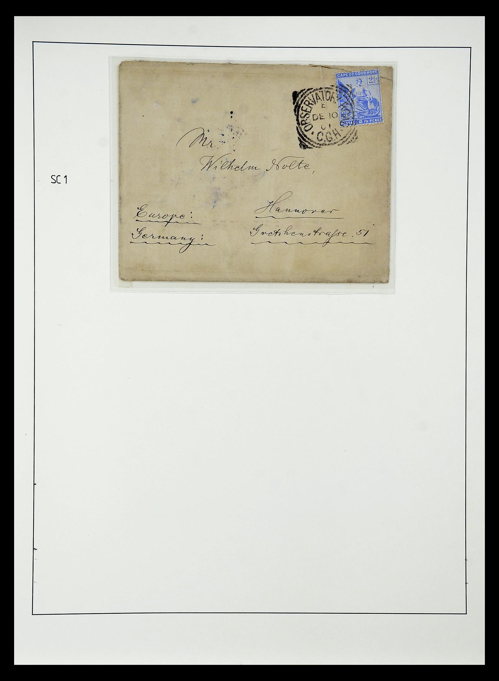 34806 036 - Postzegelverzameling 34806 Kaap de Goede Hoop 1842-1912.