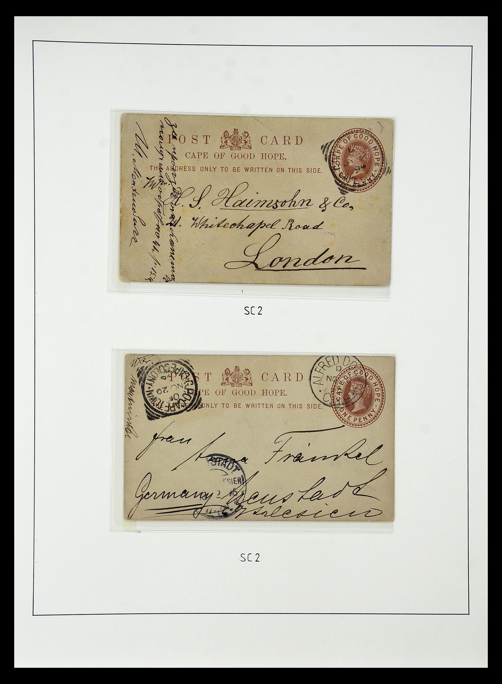 34806 037 - Postzegelverzameling 34806 Kaap de Goede Hoop 1842-1912.