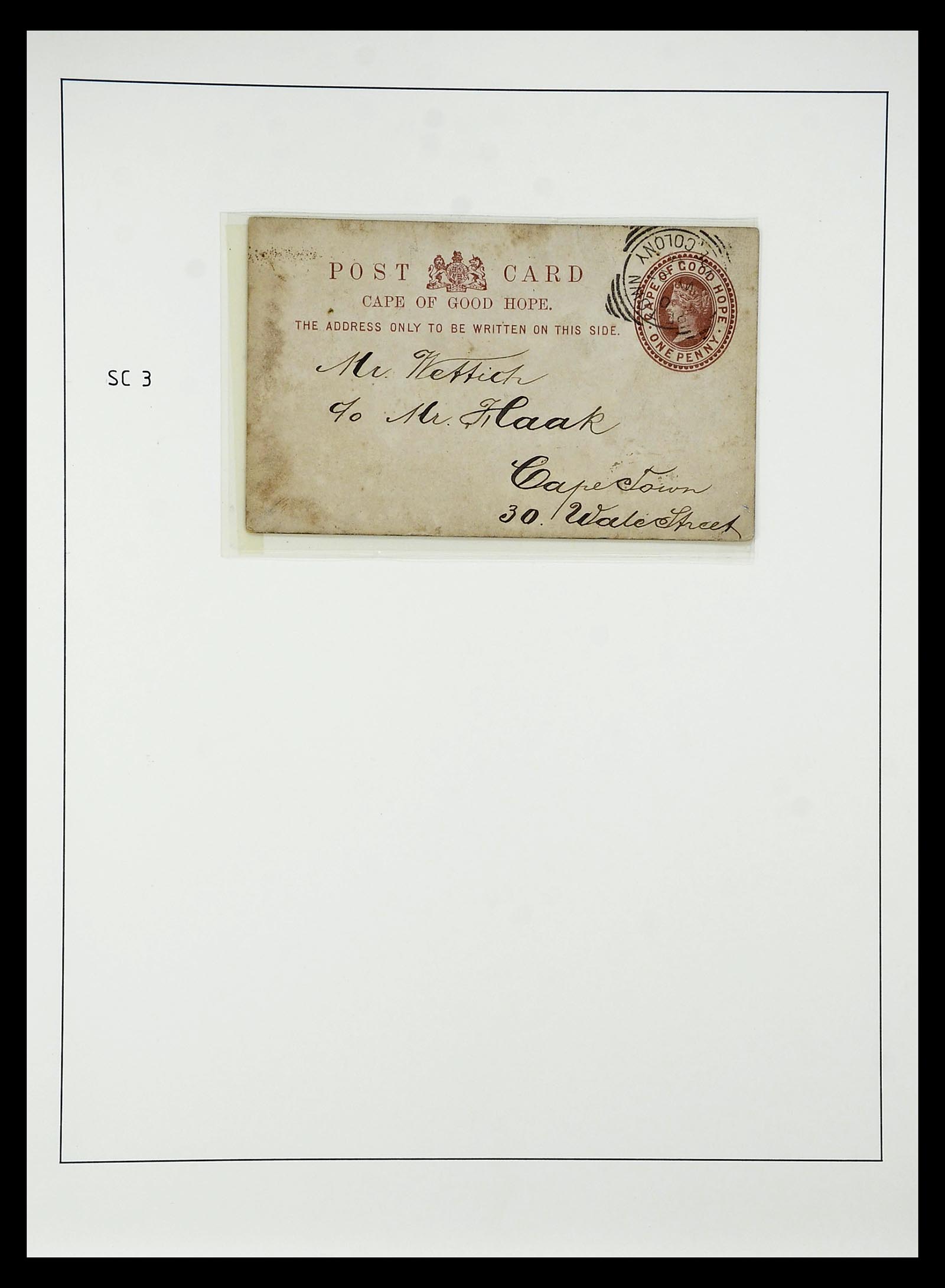 34806 038 - Postzegelverzameling 34806 Kaap de Goede Hoop 1842-1912.