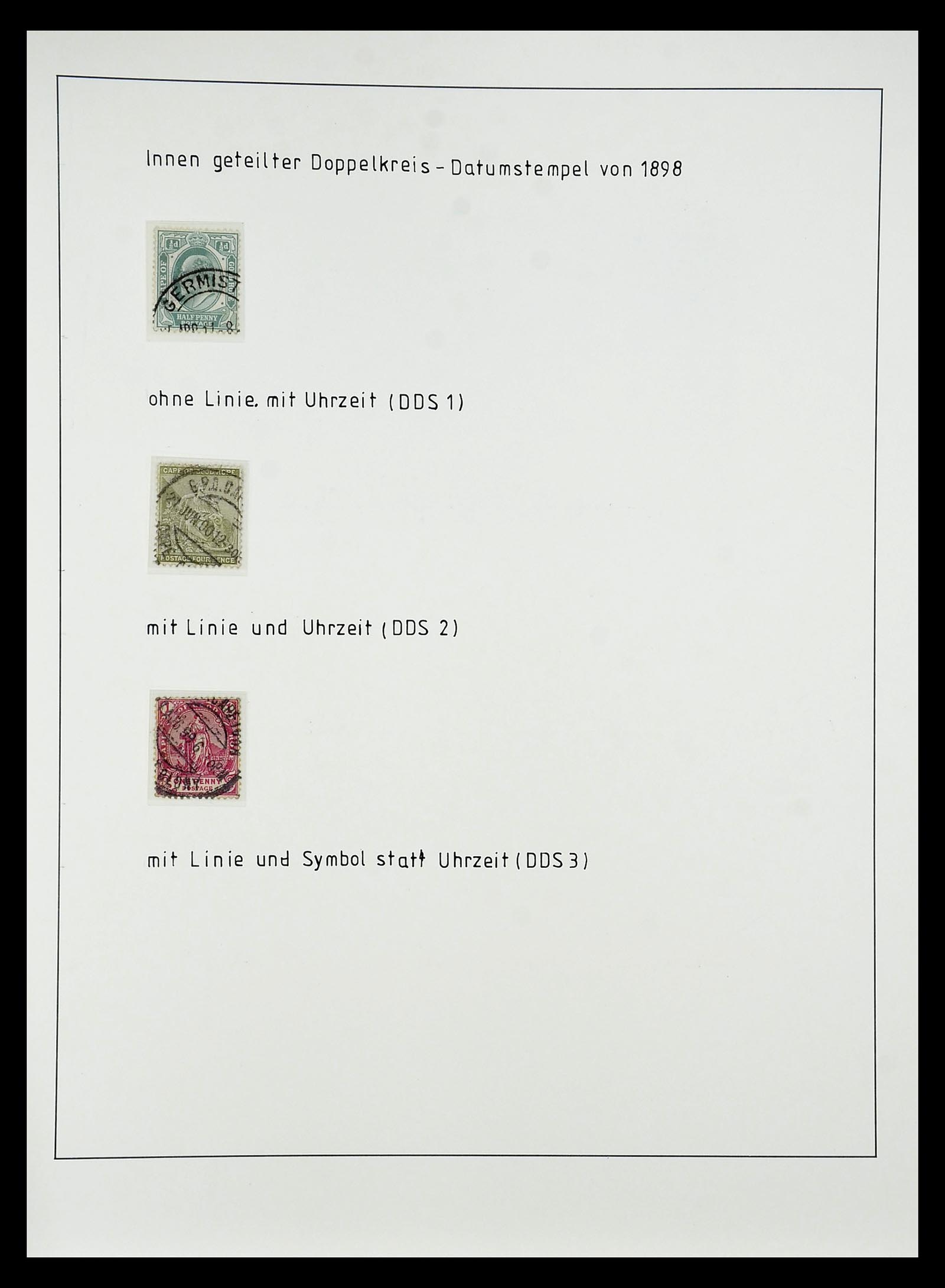 34806 040 - Postzegelverzameling 34806 Kaap de Goede Hoop 1842-1912.