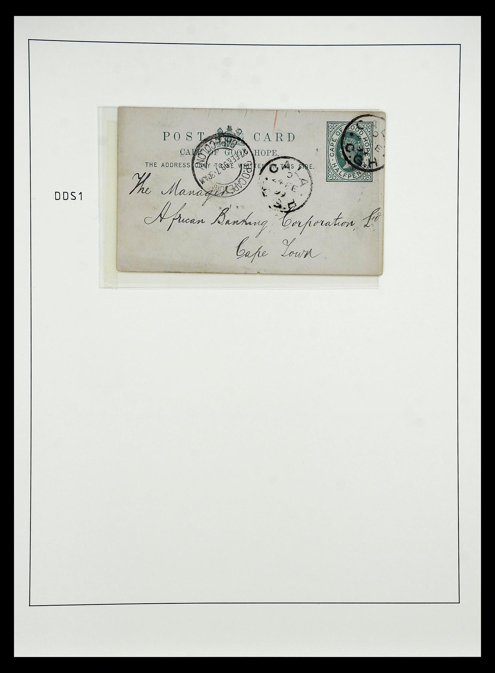34806 041 - Postzegelverzameling 34806 Kaap de Goede Hoop 1842-1912.