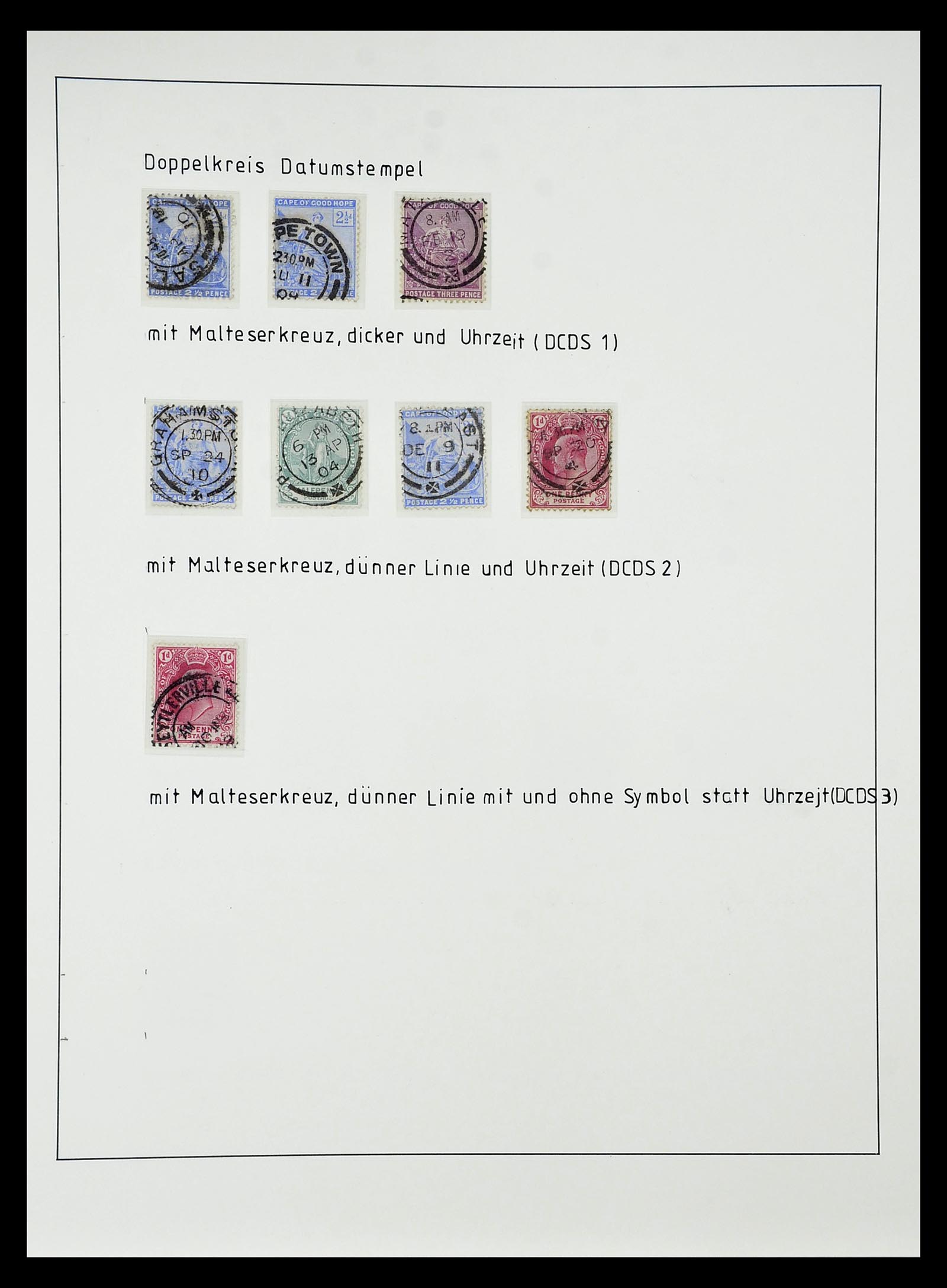 34806 042 - Postzegelverzameling 34806 Kaap de Goede Hoop 1842-1912.