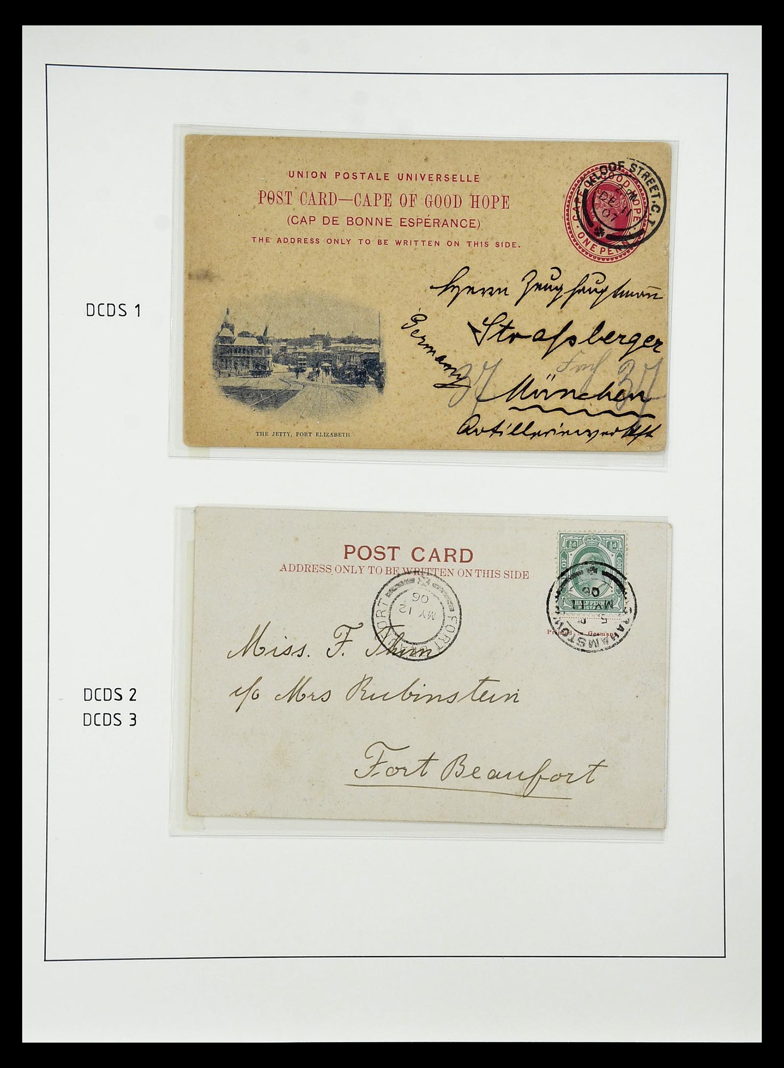 34806 044 - Postzegelverzameling 34806 Kaap de Goede Hoop 1842-1912.